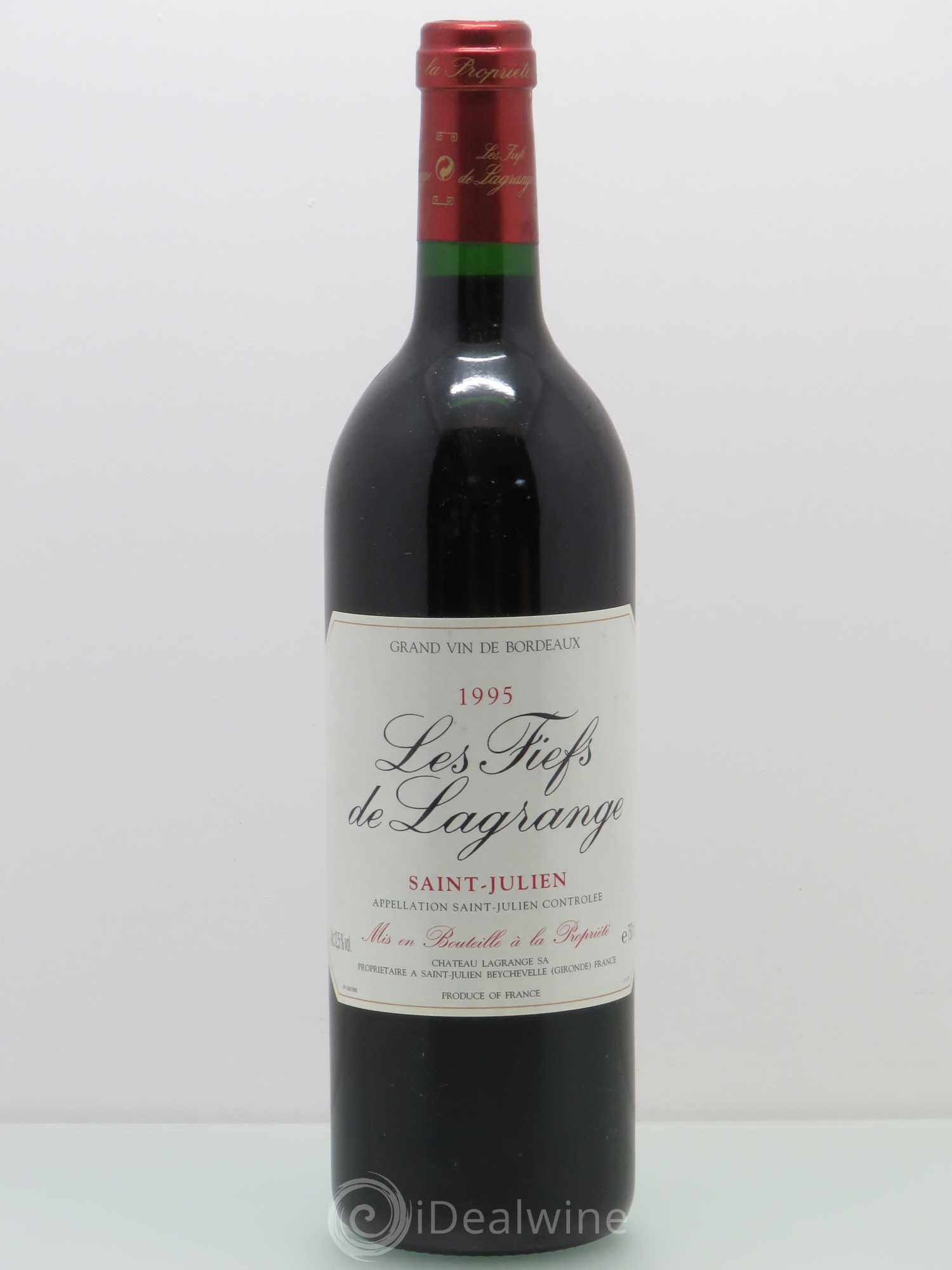 Les Fiefs de Lagrange Second Vin 1995 - Lot de 1 bouteille - 0