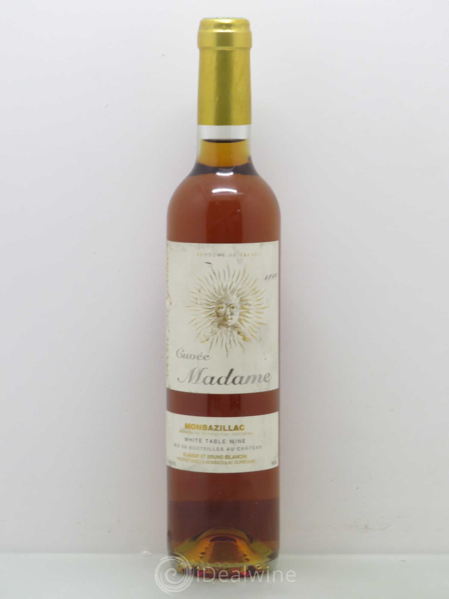 Monbazillac Château Tirecul La Gravière Cuvée Madame Bruno et Claudie Bilancini 50cl 1999 - Lotto di 1 bottiglia - 0
