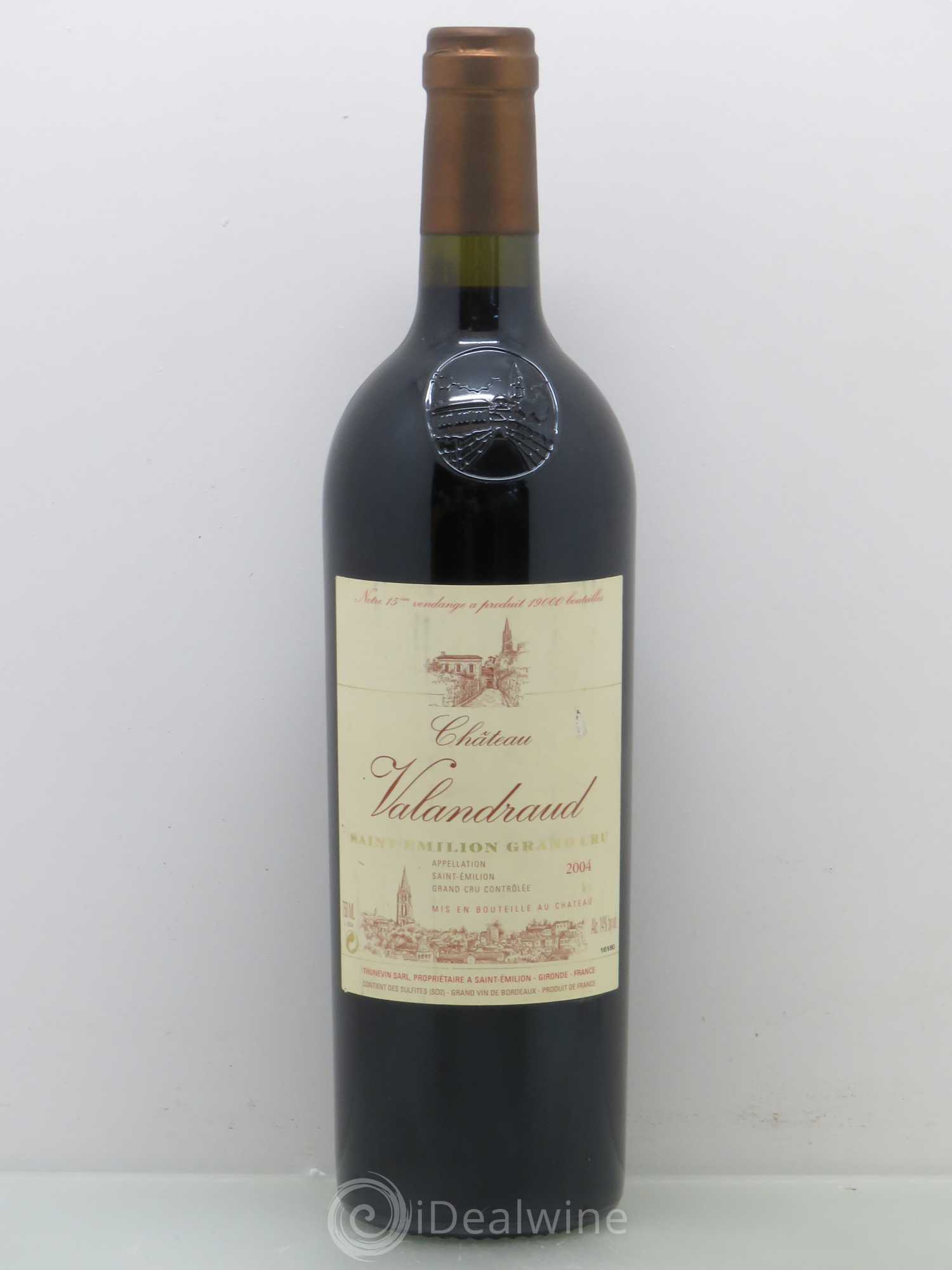 Château de Valandraud 2004 - Lot de 1 bouteille - 0