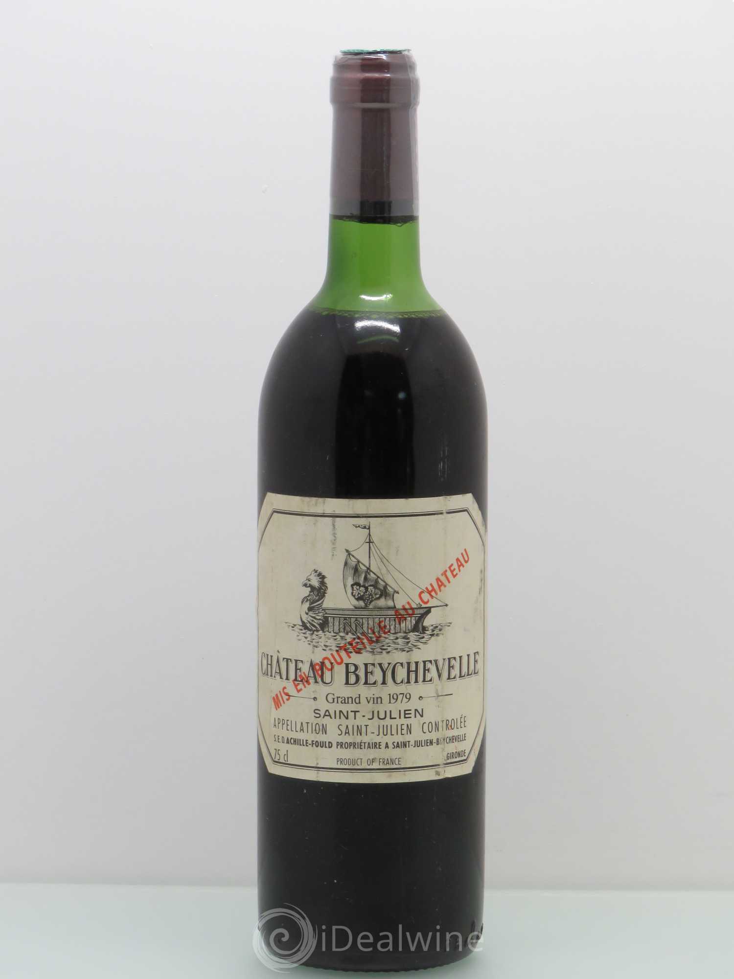Château Beychevelle 4ème Grand Cru Classé 1979 - Lot de 1 bouteille - 0