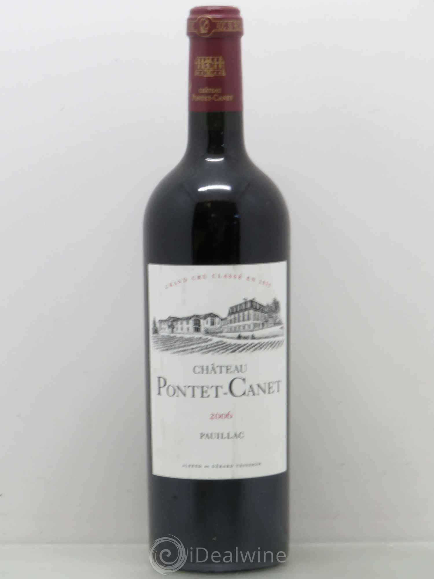 Château Pontet Canet 5ème Grand Cru Classé 2006 - Lot de 1 bouteille - 0