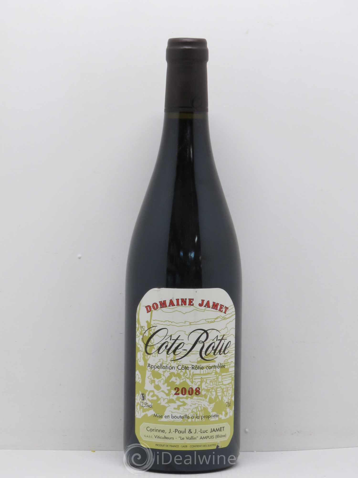 Côte-Rôtie Jamet (Domaine) 2008 - Lot de 1 bouteille - 0