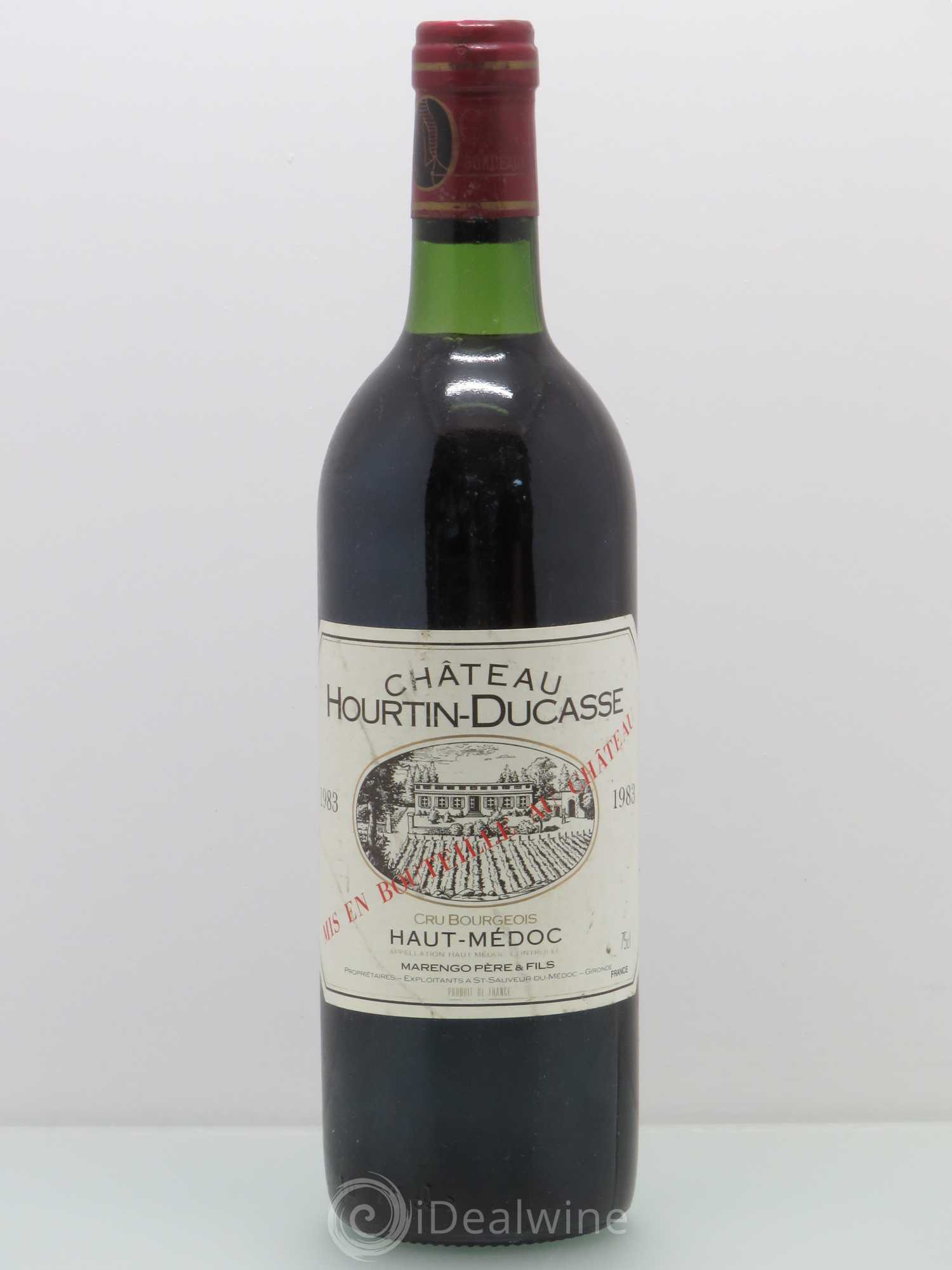 Château Hourtin Ducasse Cru Bourgeois 1983 - Lot de 1 bouteille - 0