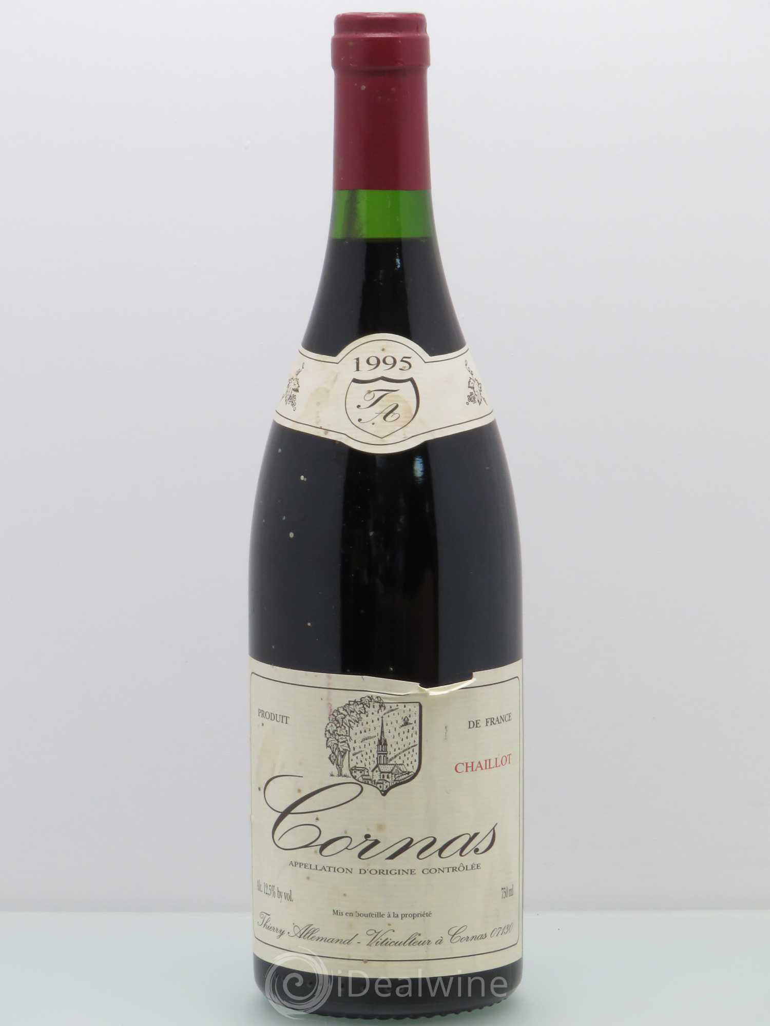 Cornas Chaillot Allemand 1995 - Posten von 1 Flasche - 0