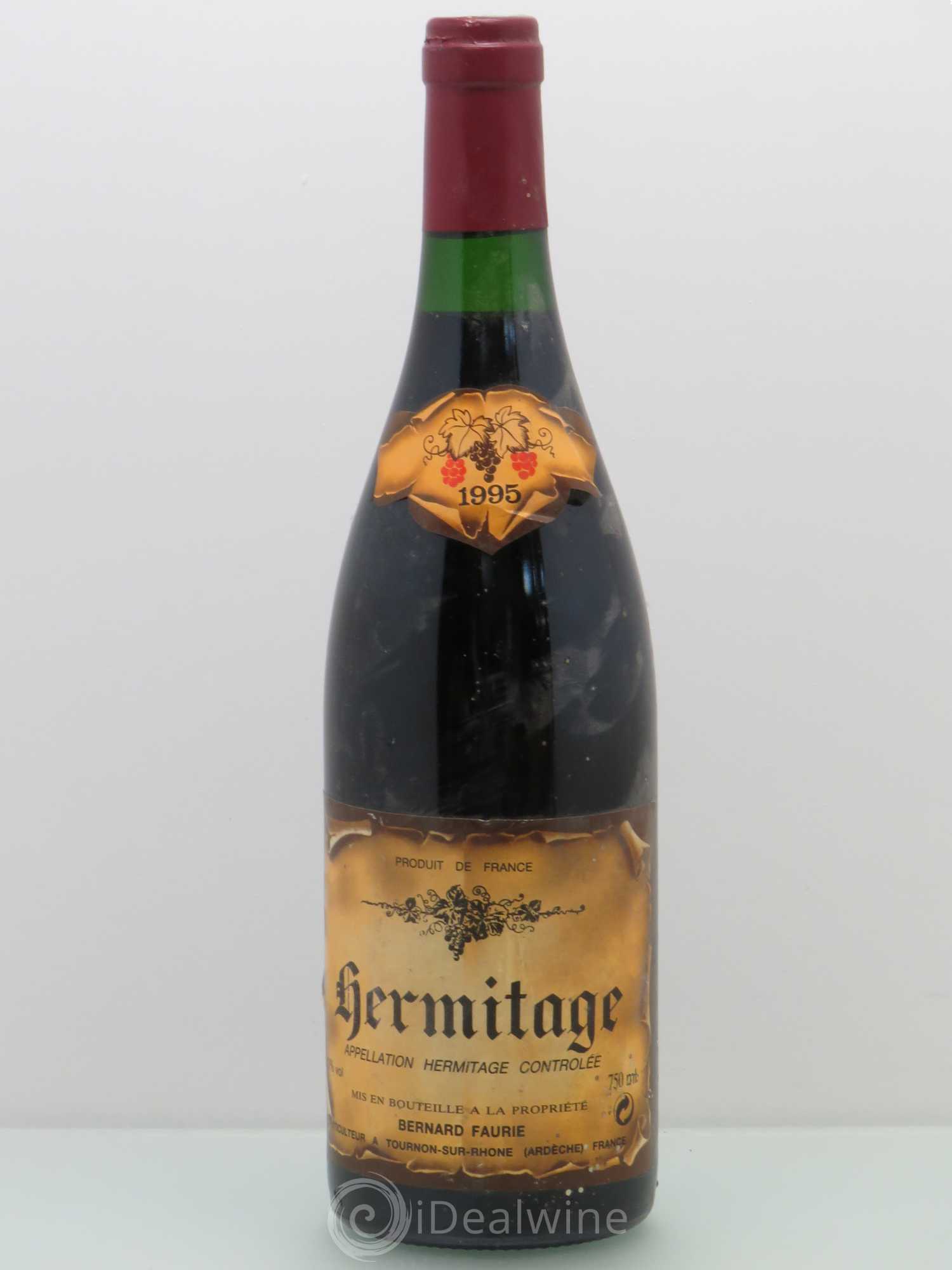 Hermitage Bernard Faurie 1995 - Posten von 1 Flasche - 0