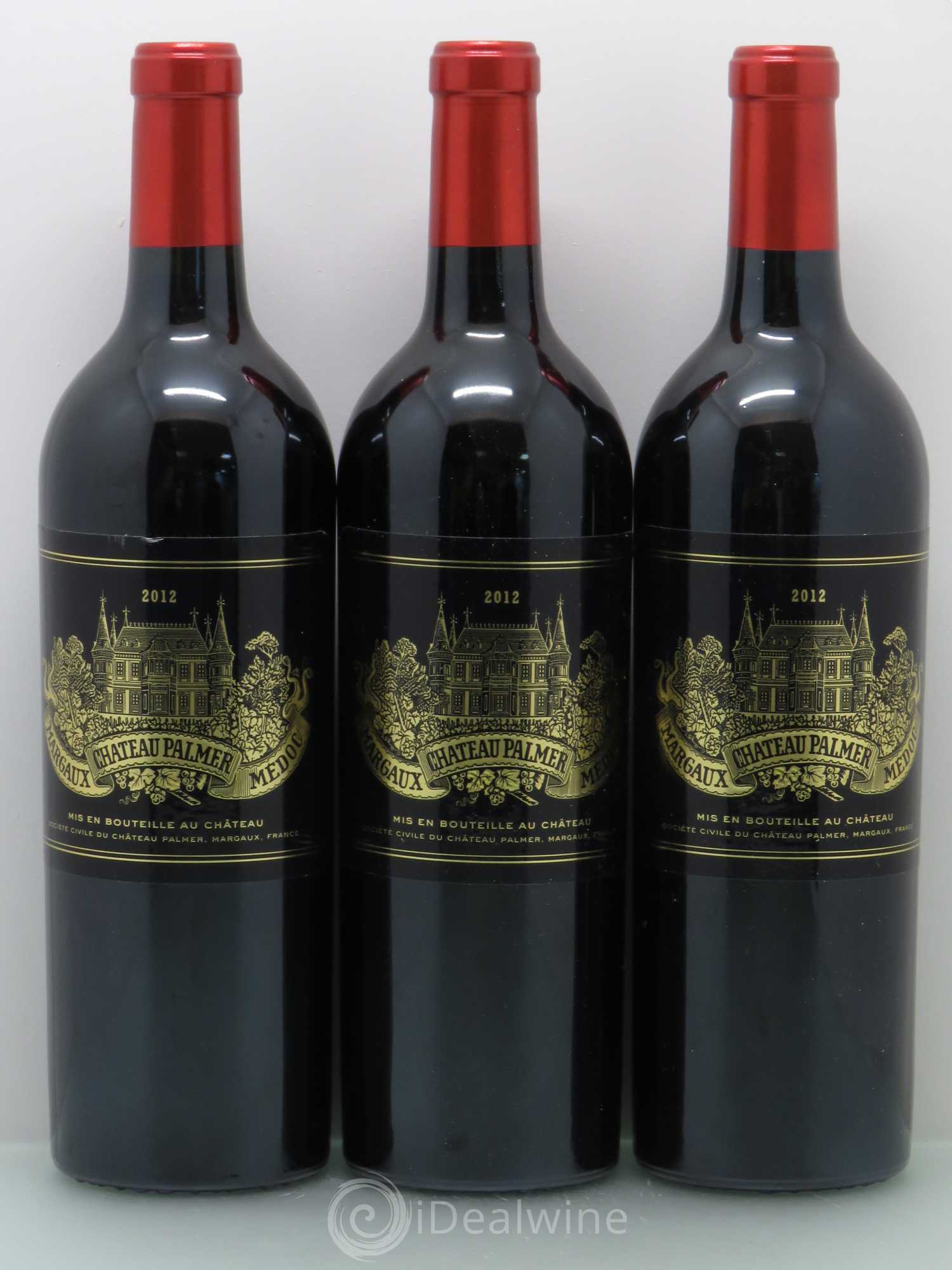 Château Palmer 3ème Grand Cru Classé 2012 - Lot de 3 bouteilles - 0
