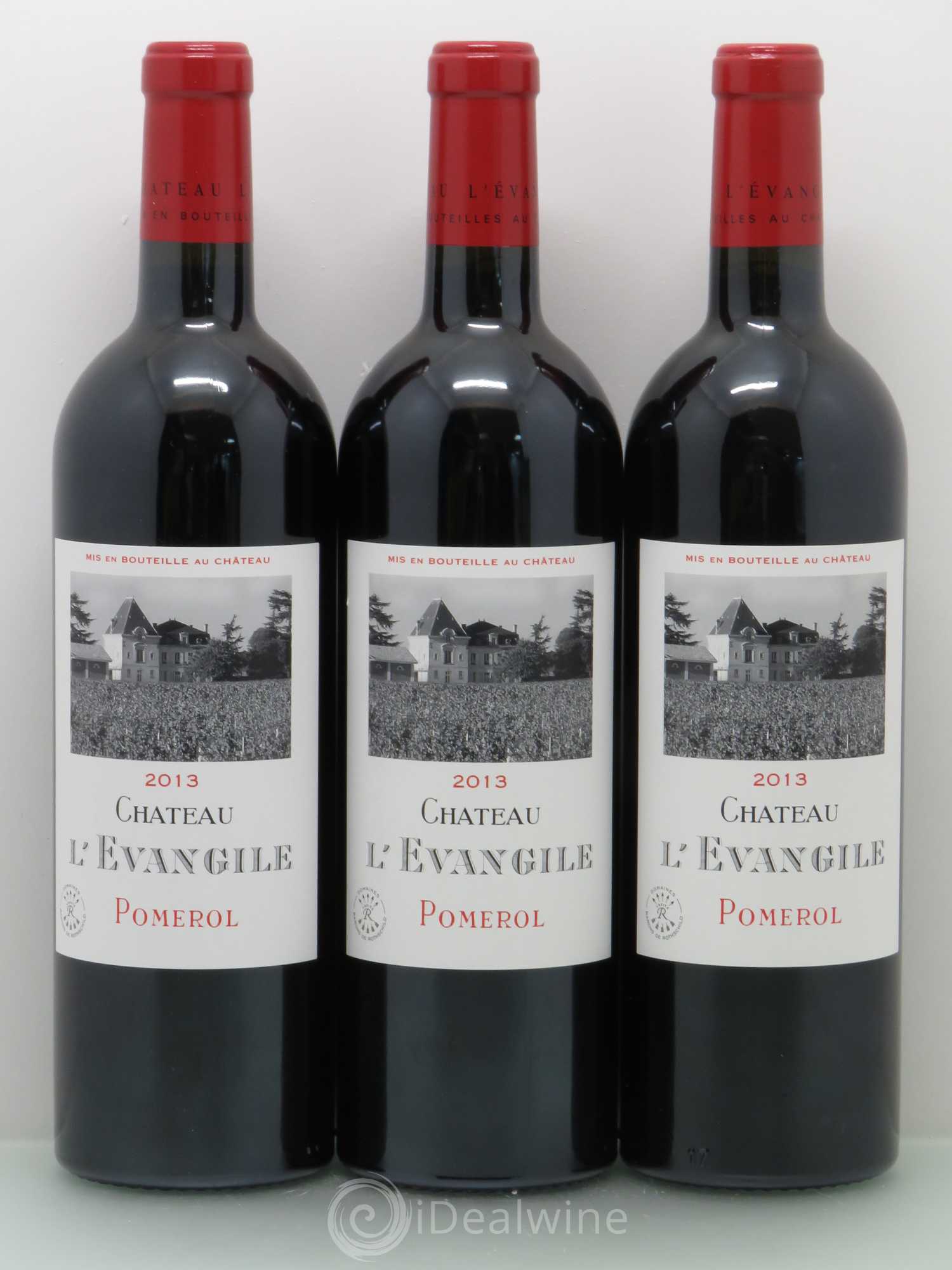 Château l' Évangile 2013 - Lot de 3 bouteilles - 0