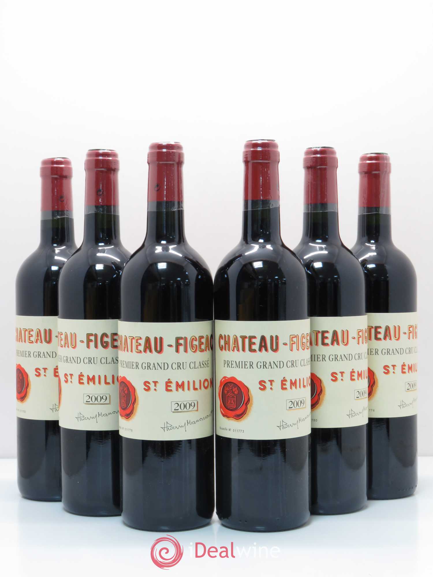 Château Figeac 1er Grand Cru Classé A 2009 - Lot de 6 bouteilles - 0