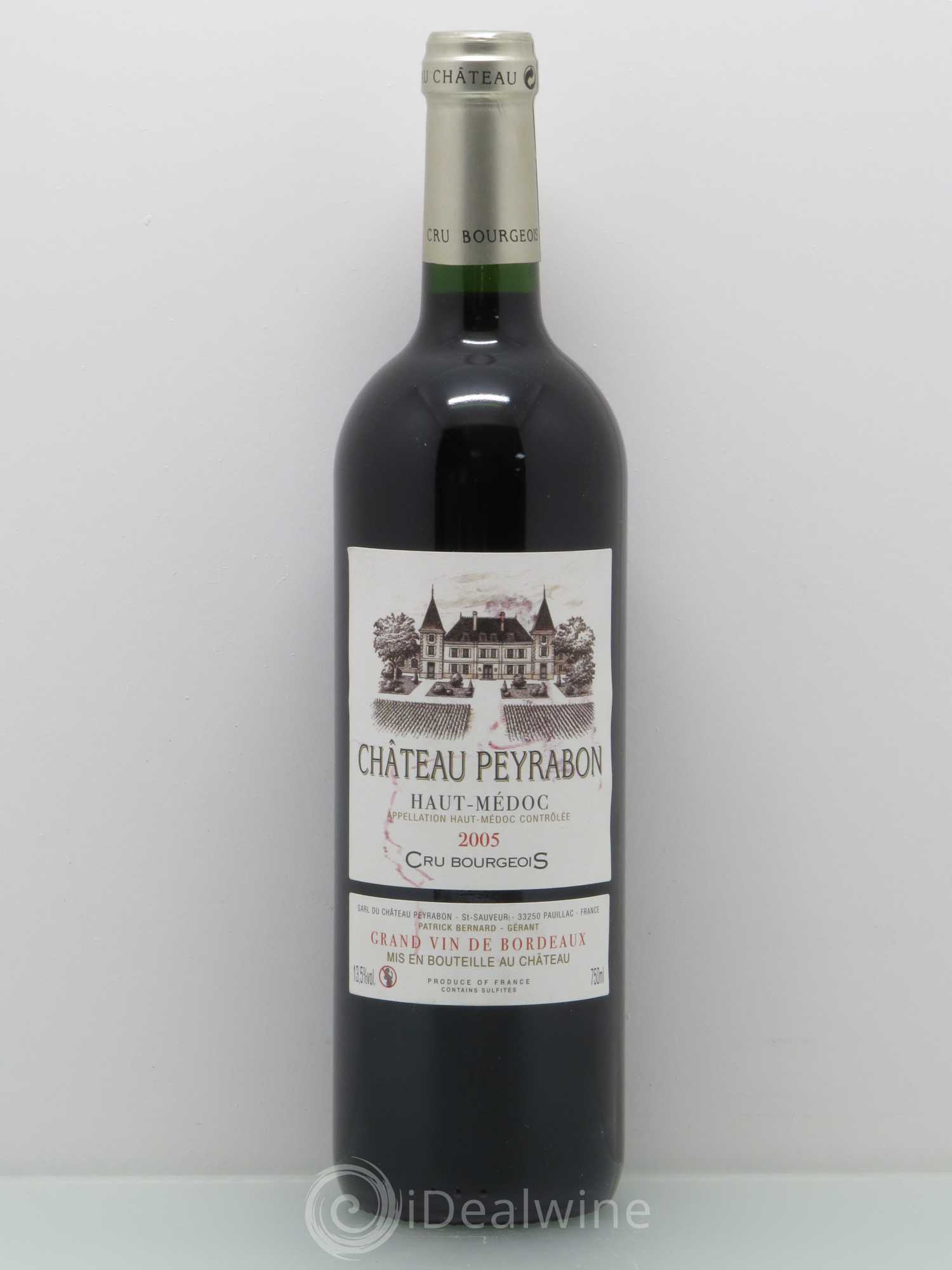 Château Peyrabon Cru Bourgeois 2005 - Lot de 1 bouteille - 0