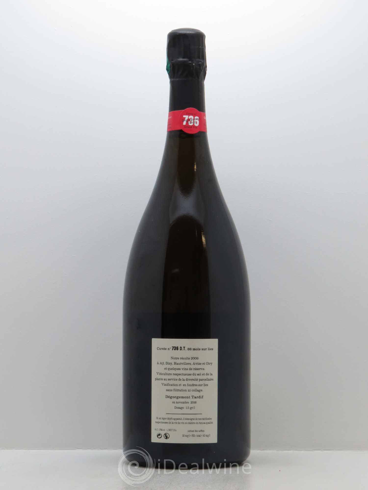Cuvée 736 Dégorgement Tardif Extra-Brut Jacquesson - Lot de 1 magnum - 1