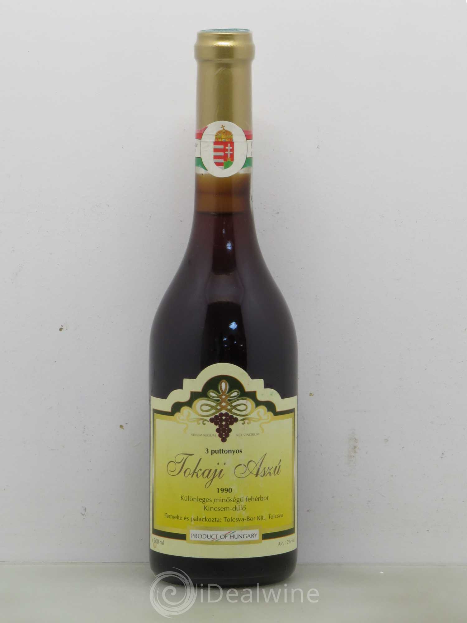 Tokaji Aszu 3 Puttonyos 1990 - Lot of 1 bottle - 0