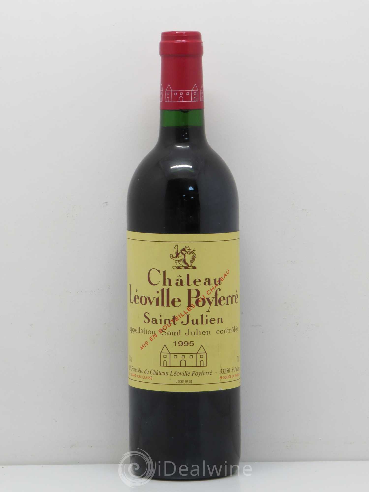 Château Léoville Poyferré 2ème Grand Cru Classé 1995 - Lot de 1 bouteille - 0