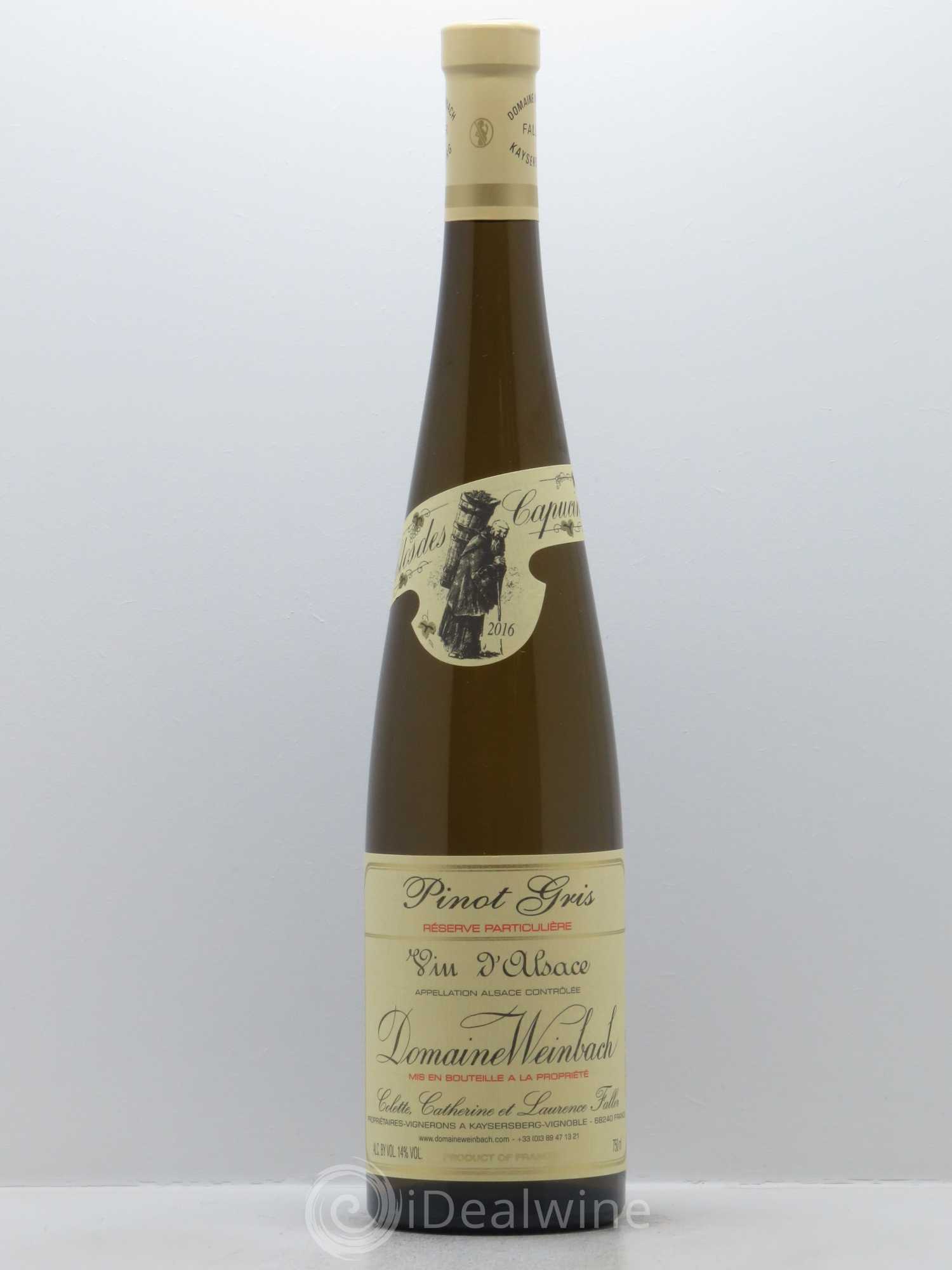 Alsace Pinot Gris (Tokay) Réserve Particulière Weinbach (Domaine) 2016 - Lot de 1 bouteille - 0
