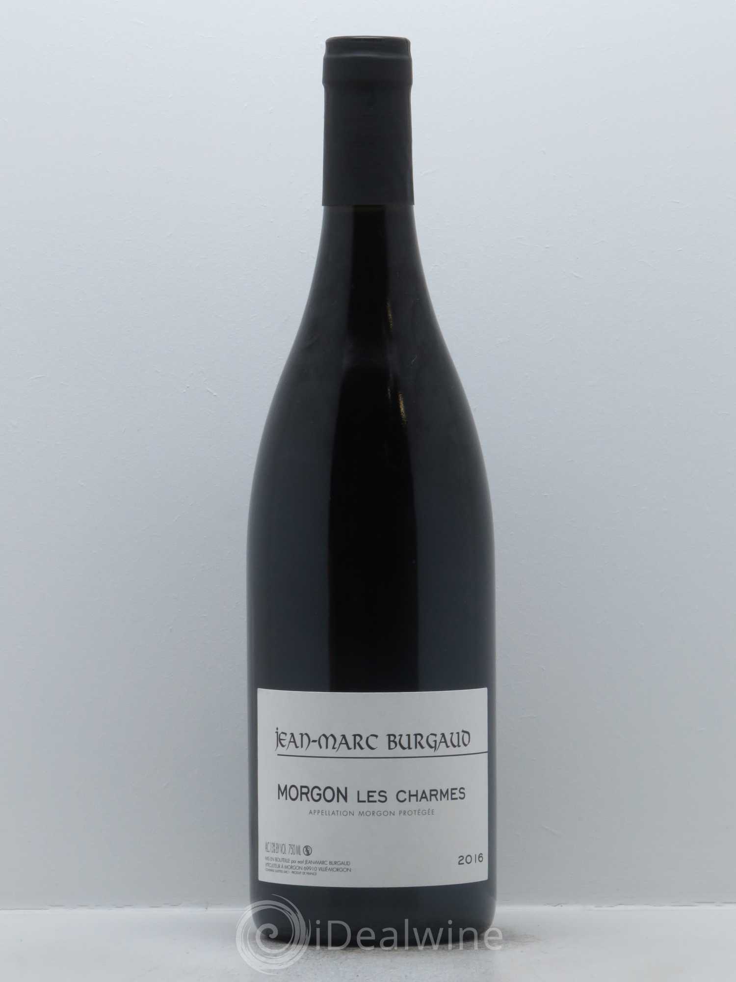 Morgon Les Charmes Jean-Marc Burgaud (Domaine) 2016 - Lot de 1 bouteille - 0