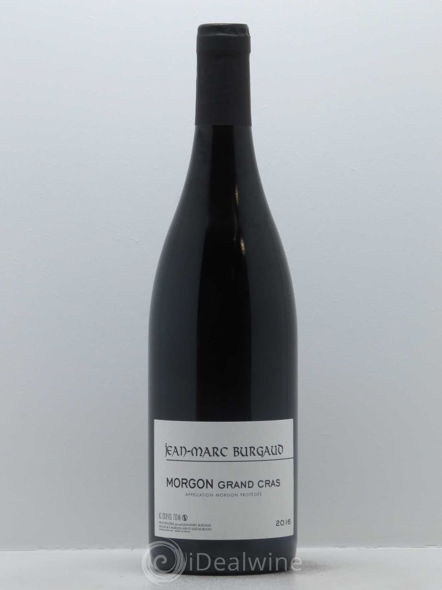 Morgon Grand Cras Jean-Marc Burgaud (Domaine) 2016 - Lot de 1 bouteille - 0