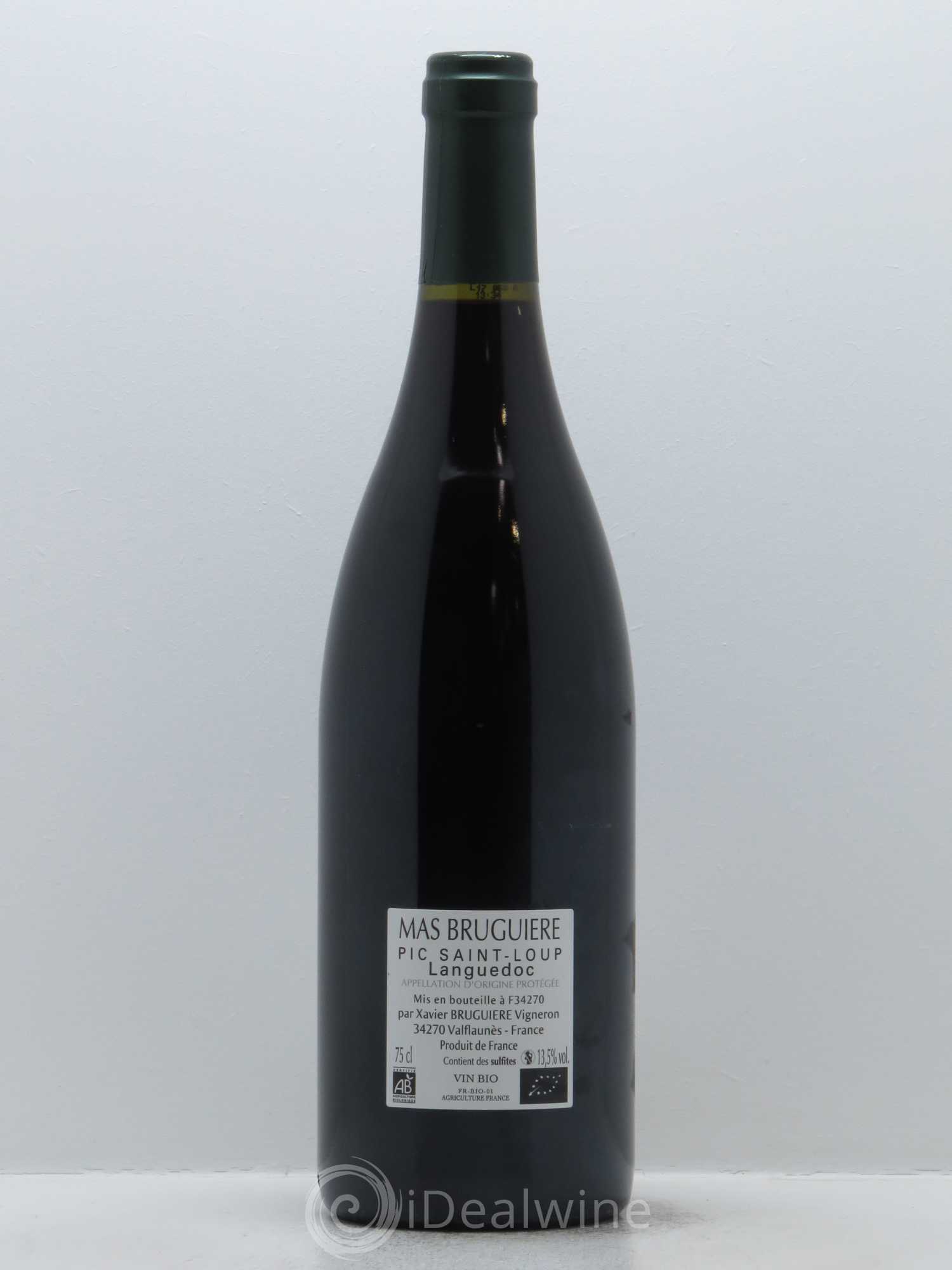 Pic Saint-Loup Mas Bruguière L'Arbouse Guilhem et Xavier Bruguière 2015 - Lot de 1 bouteille - 1