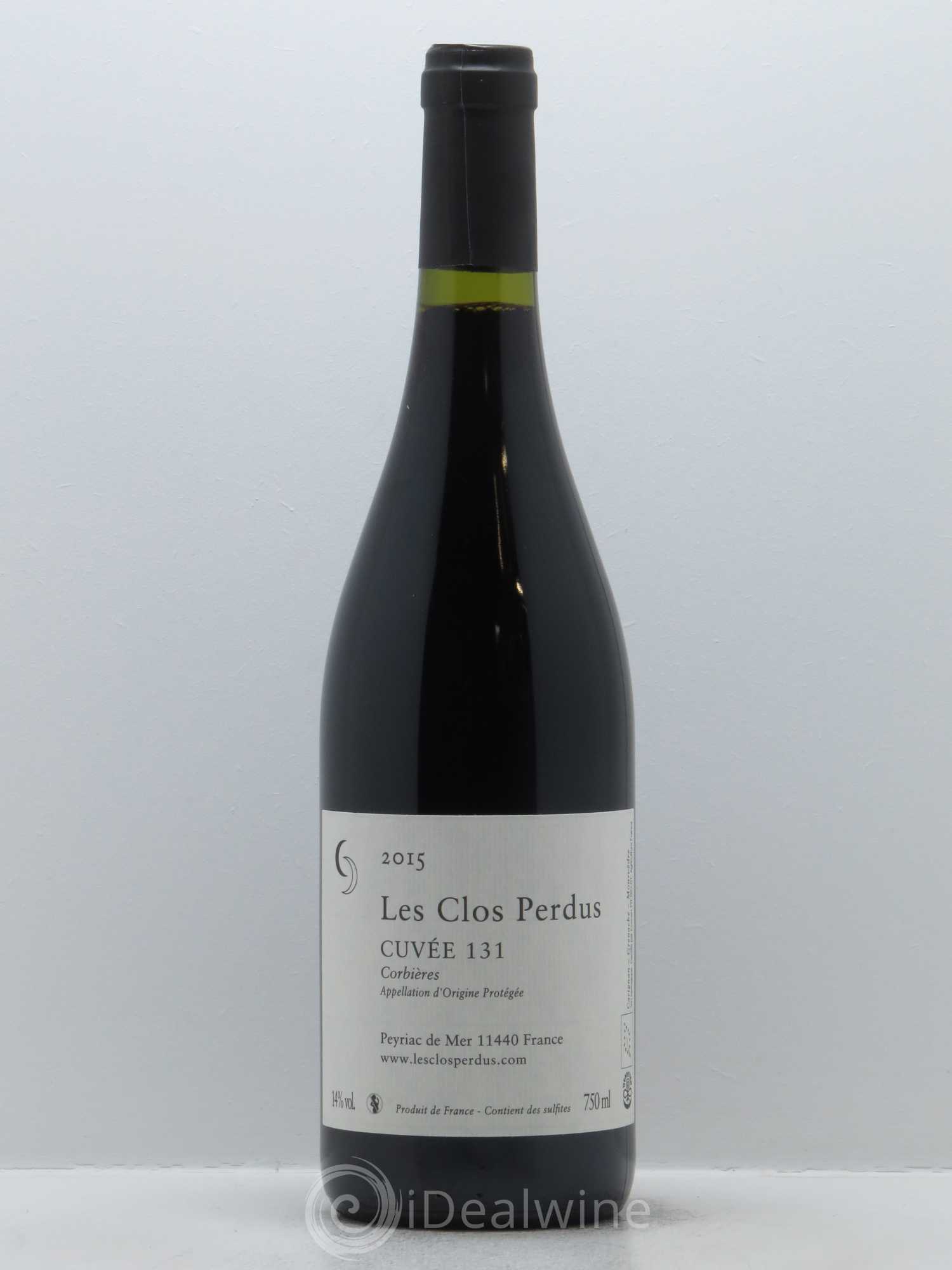 Corbières Les Clos Perdus Cuvée 131 2015 - Lot de 1 bouteille - 0