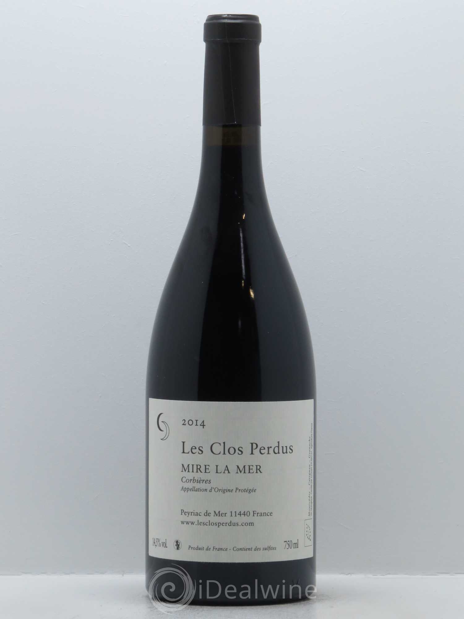 Corbières Les Clos Perdus Mire la Mer 2014 - Lot de 1 bouteille - 0