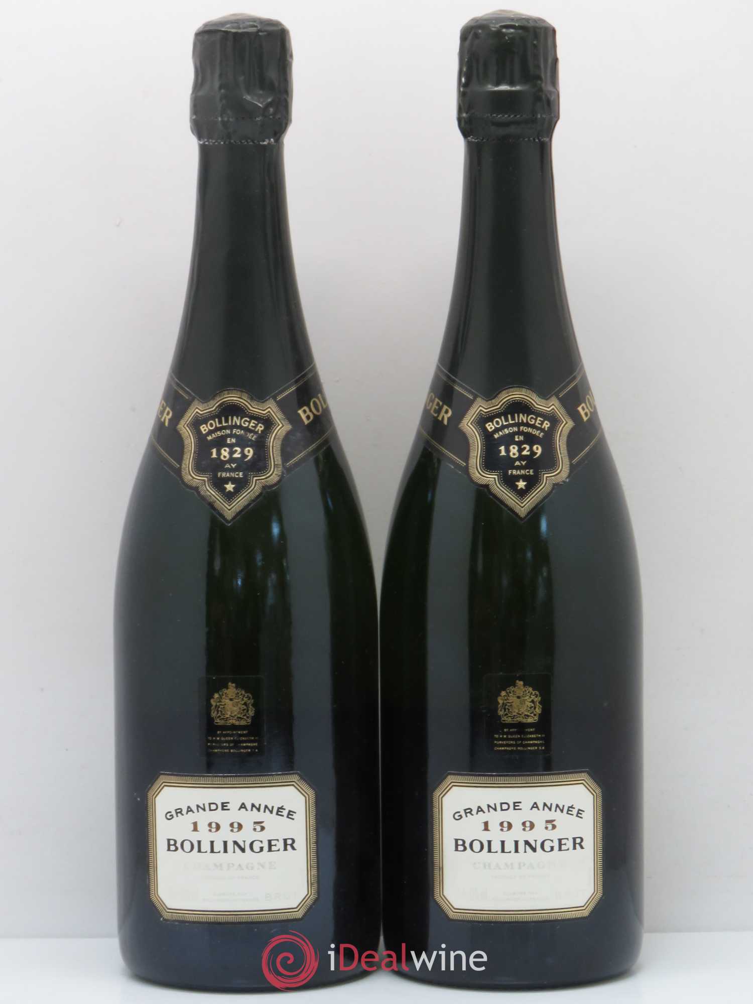 La Grande Année Brut Bollinger 1995 - Lot de 2 bouteilles - 0