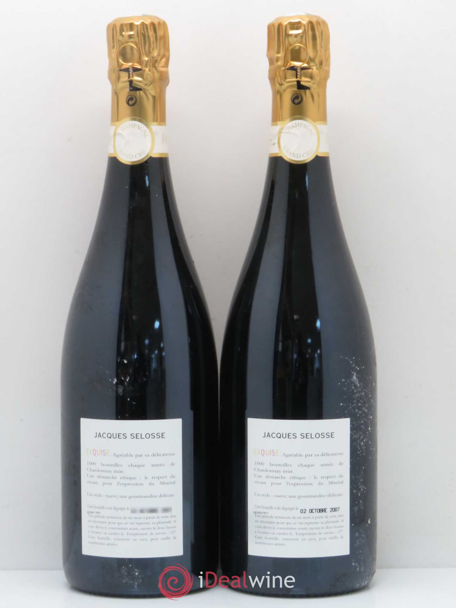 Exquise NV Jacques Selosse - Lot de 2 bouteilles - 1