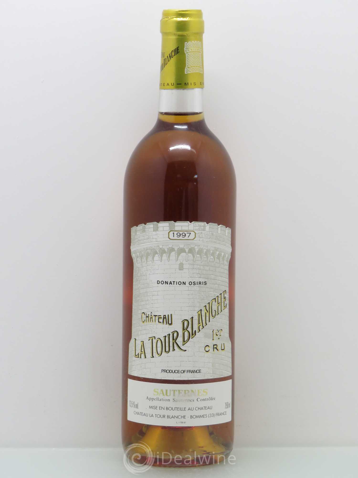 Château la Tour Blanche 1er Grand Cru Classé 1997 - Lotto di 1 bottiglia - 0