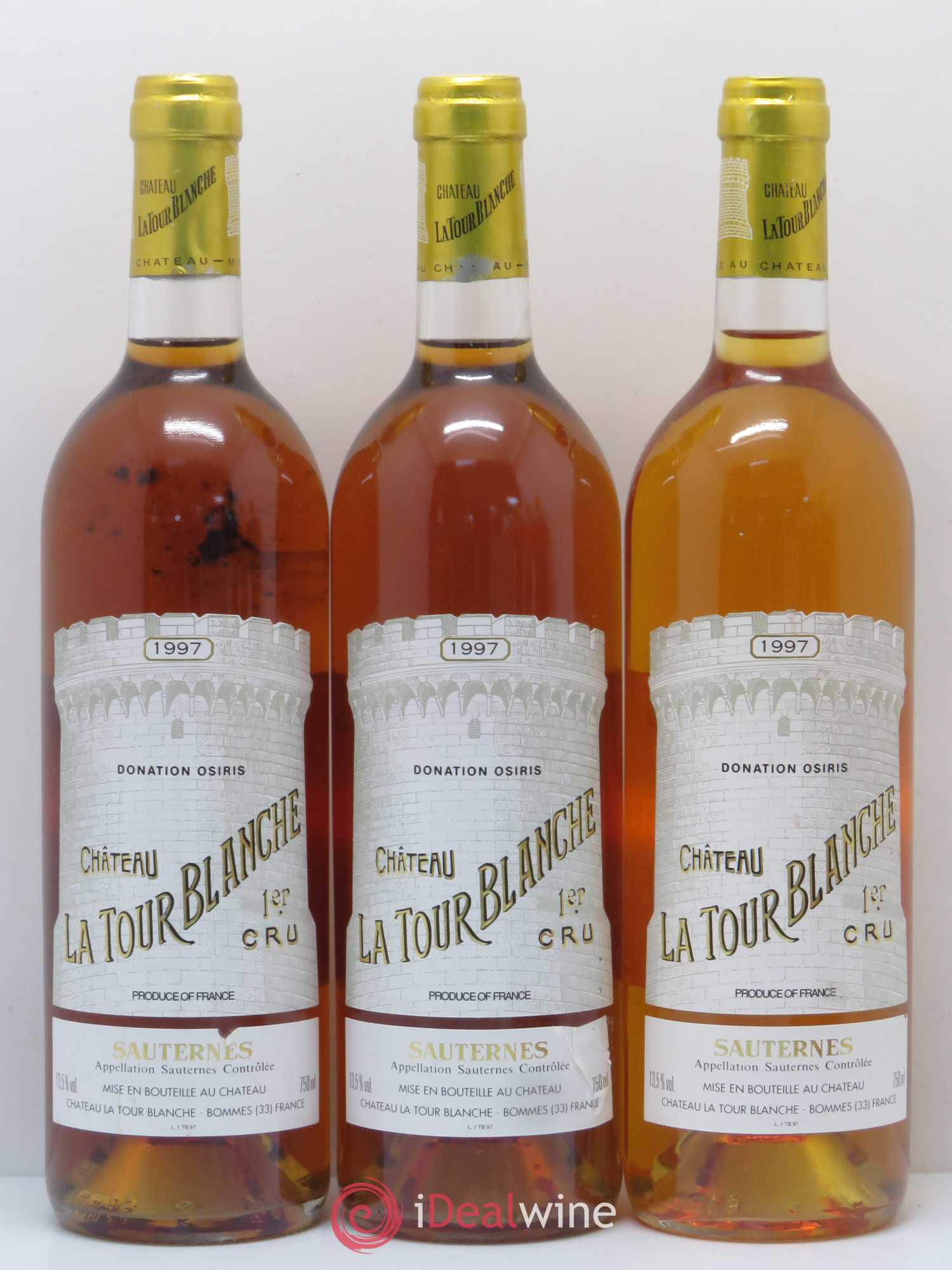 Château la Tour Blanche 1er Grand Cru Classé 1997 - Lotto di 6 bottiglie - 2