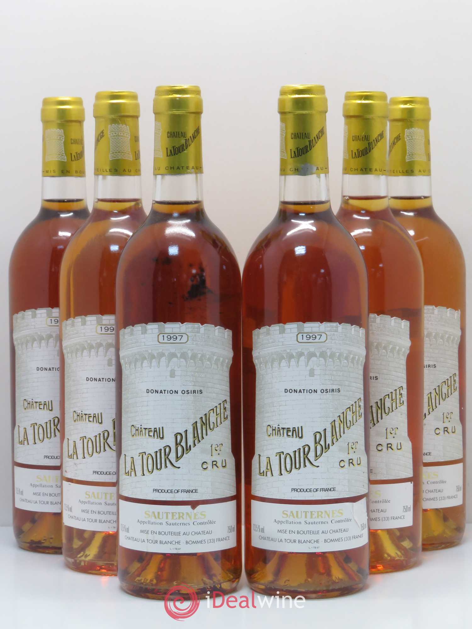 Château la Tour Blanche 1er Grand Cru Classé 1997 - Lotto di 6 bottiglie - 0