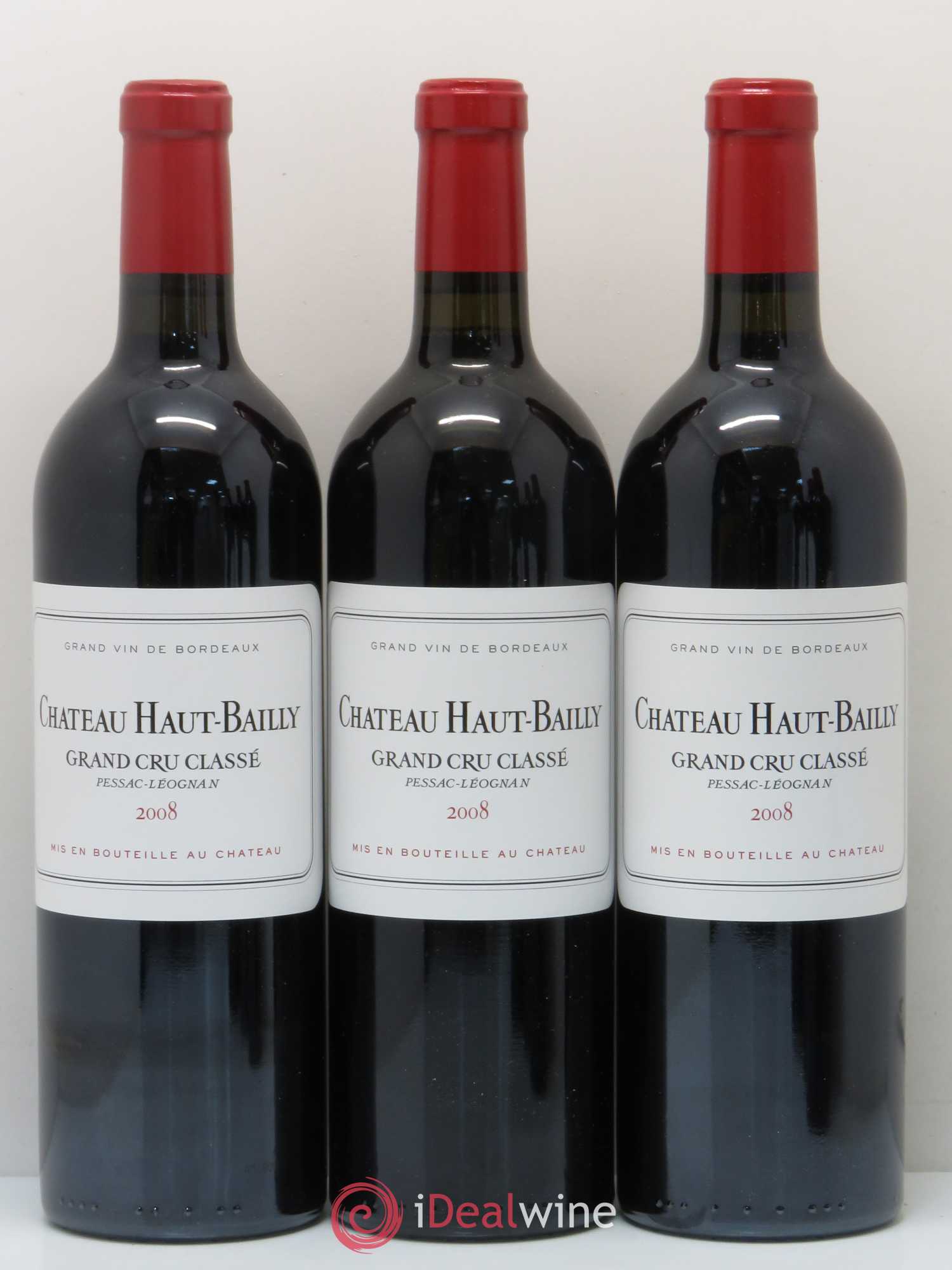 Château Haut-Bailly Cru Classé de Graves 2008 - Lot de 6 bouteilles - 1
