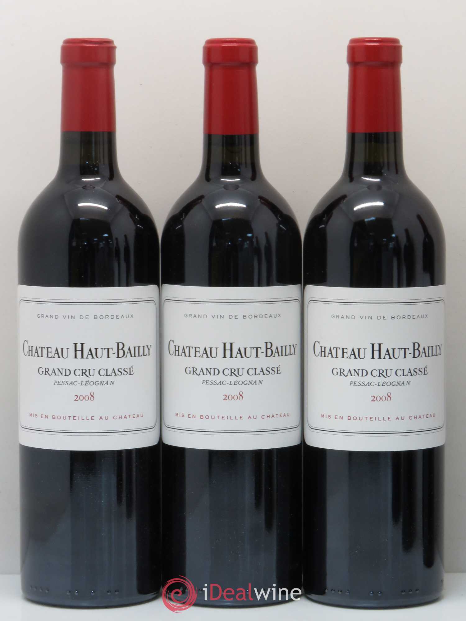 Château Haut-Bailly Cru Classé de Graves 2008 - Lot de 6 bouteilles - 2