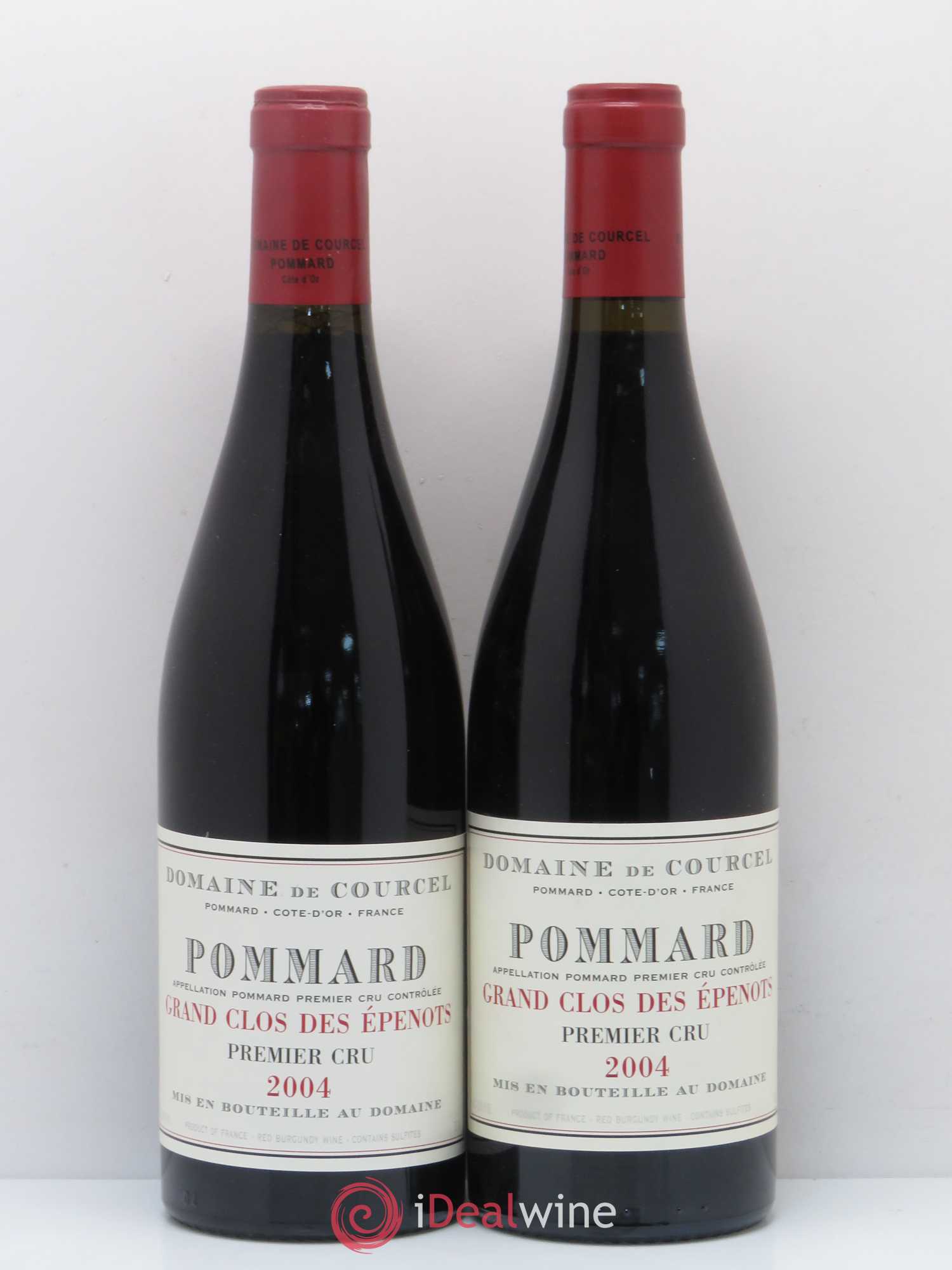 Pommard 1er Cru Grand Clos des Epenots de Courcel (Domaine) 2004 - Lot de 2 bouteilles - 0