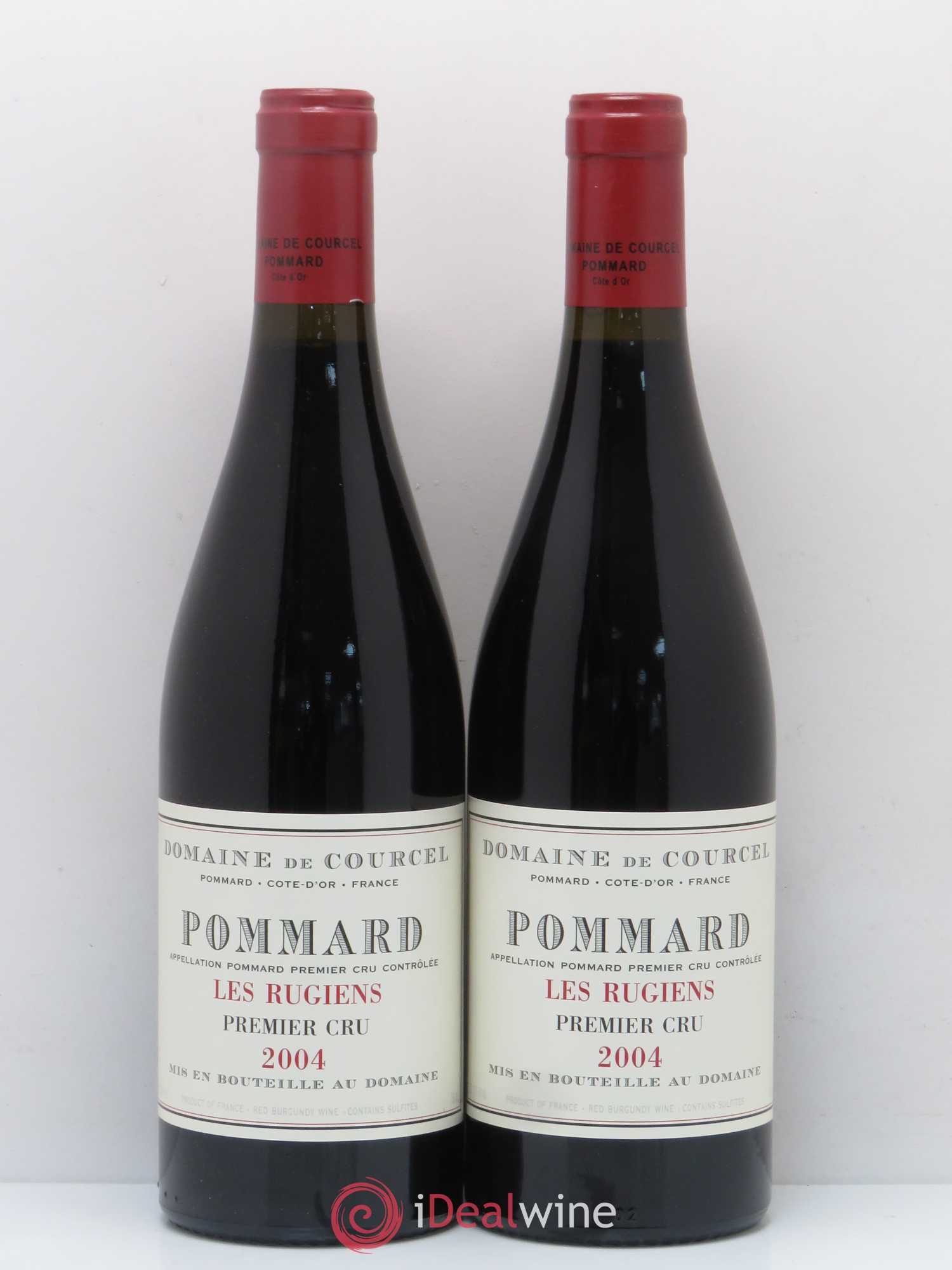 Pommard 1er Cru Les Rugiens de Courcel (Domaine) 2004 - Lot de 2 bouteilles - 0