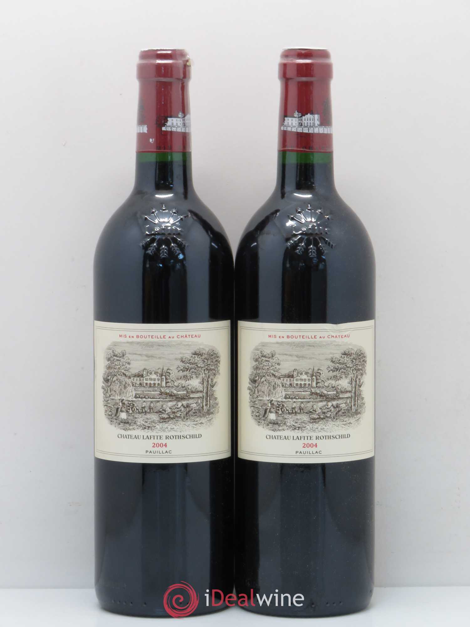 Château Lafite Rothschild 1er Grand Cru Classé 2004 - Lot de 2 bouteilles - 0