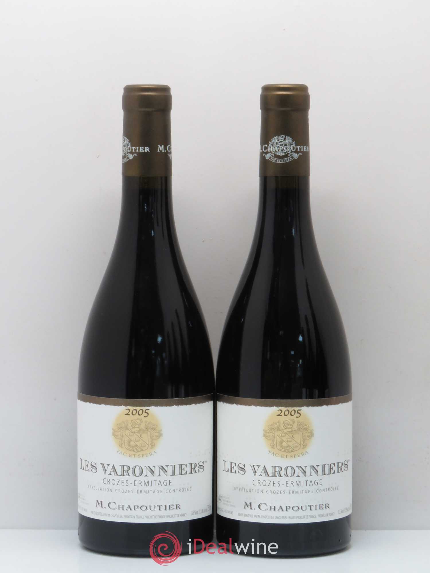 Crozes-Hermitage Les Varonniers Chapoutier 2005 - Lot de 5 bouteilles - 2
