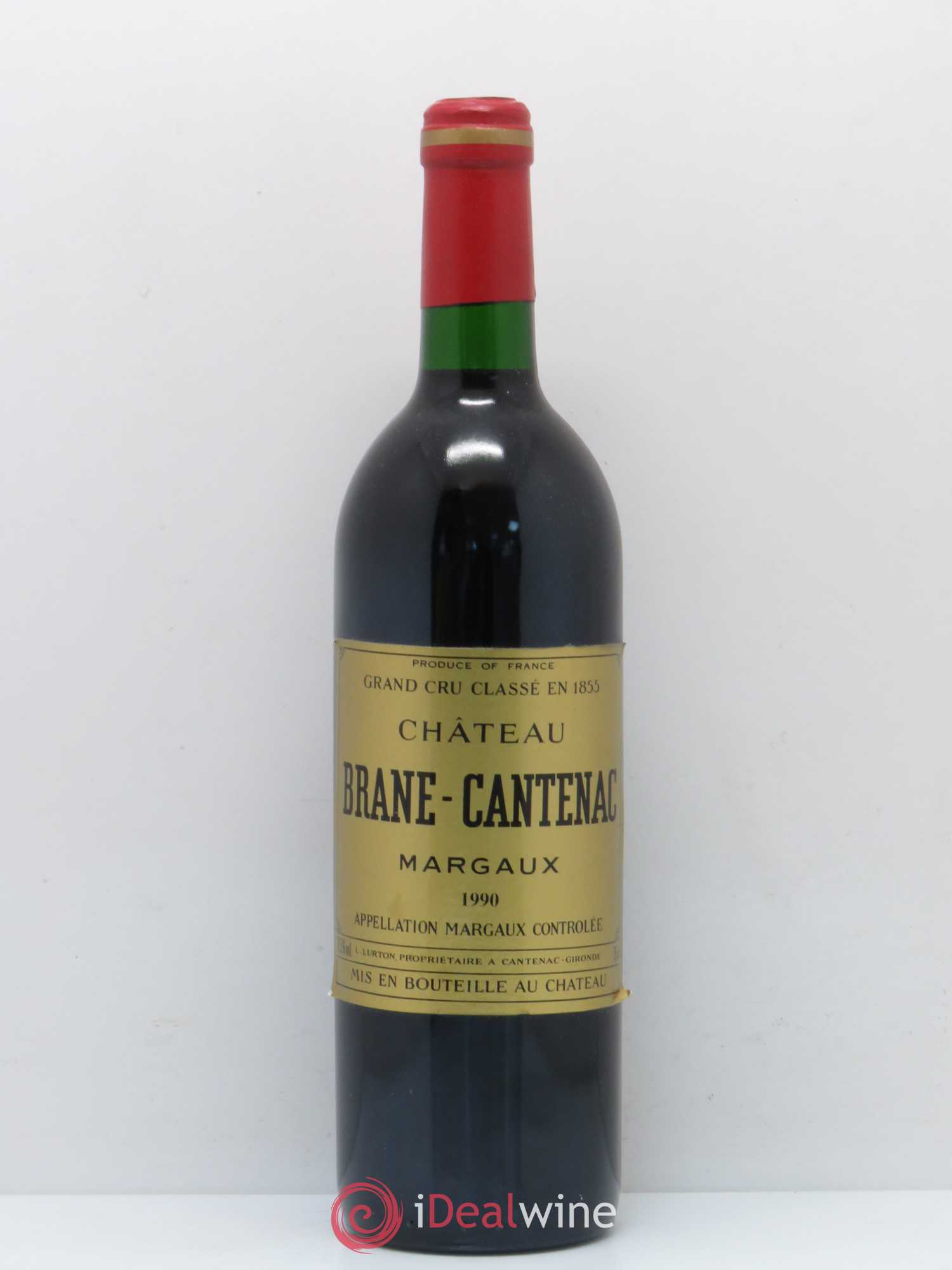 Château Brane Cantenac 2ème Grand Cru Classé 1990 - Lot de 1 bouteille - 0