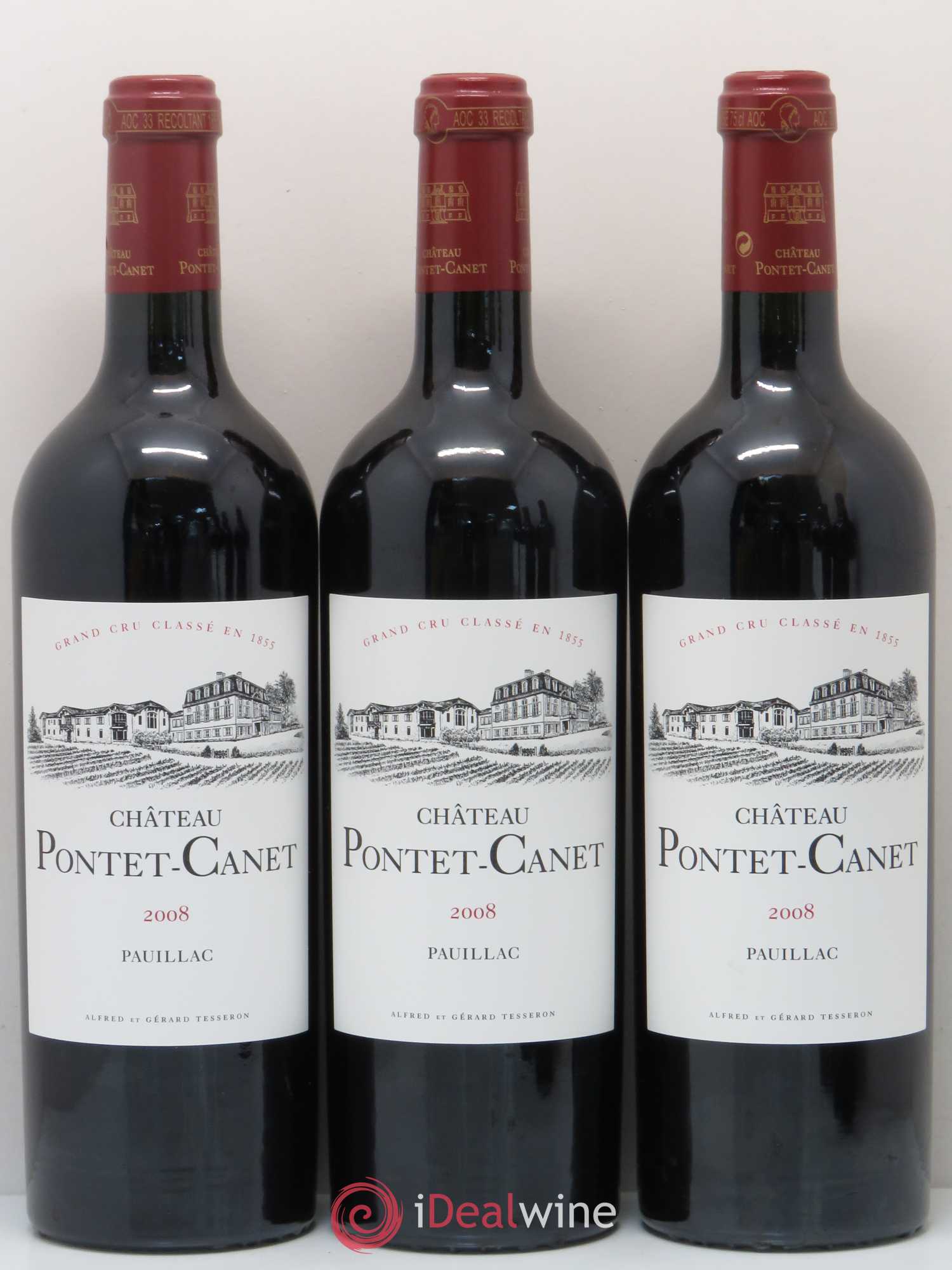 Château Pontet Canet 5ème Grand Cru Classé 2008 - Lot de 6 bouteilles - 2