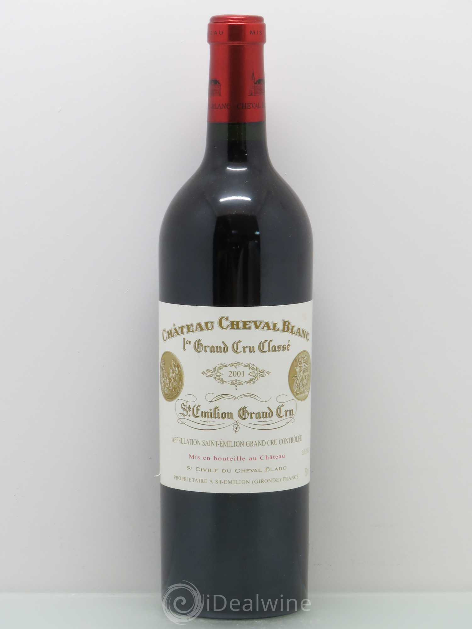Château Cheval Blanc 1er Grand Cru Classé A 2001 - Lot de 1 bouteille - 0