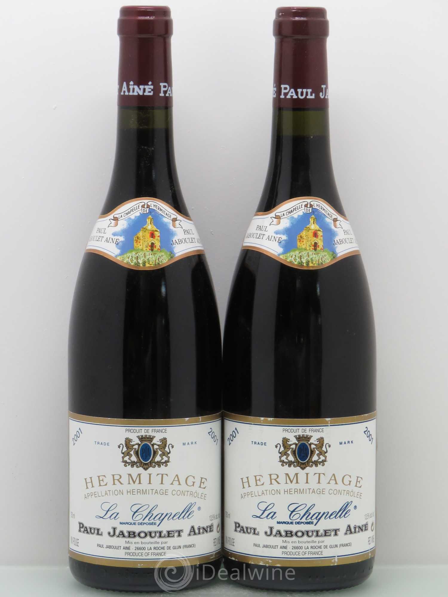 Hermitage La Chapelle Paul Jaboulet Ainé 2001 - Lot de 2 bouteilles - 0