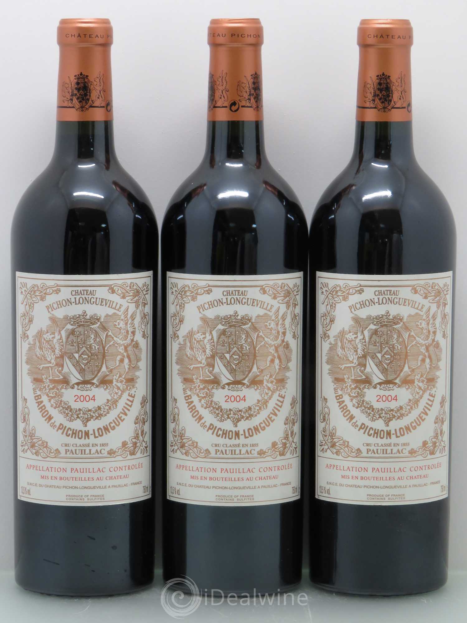 Pichon Longueville Baron 2ème Grand Cru Classé 2004 - Lot de 12 bouteilles - 3