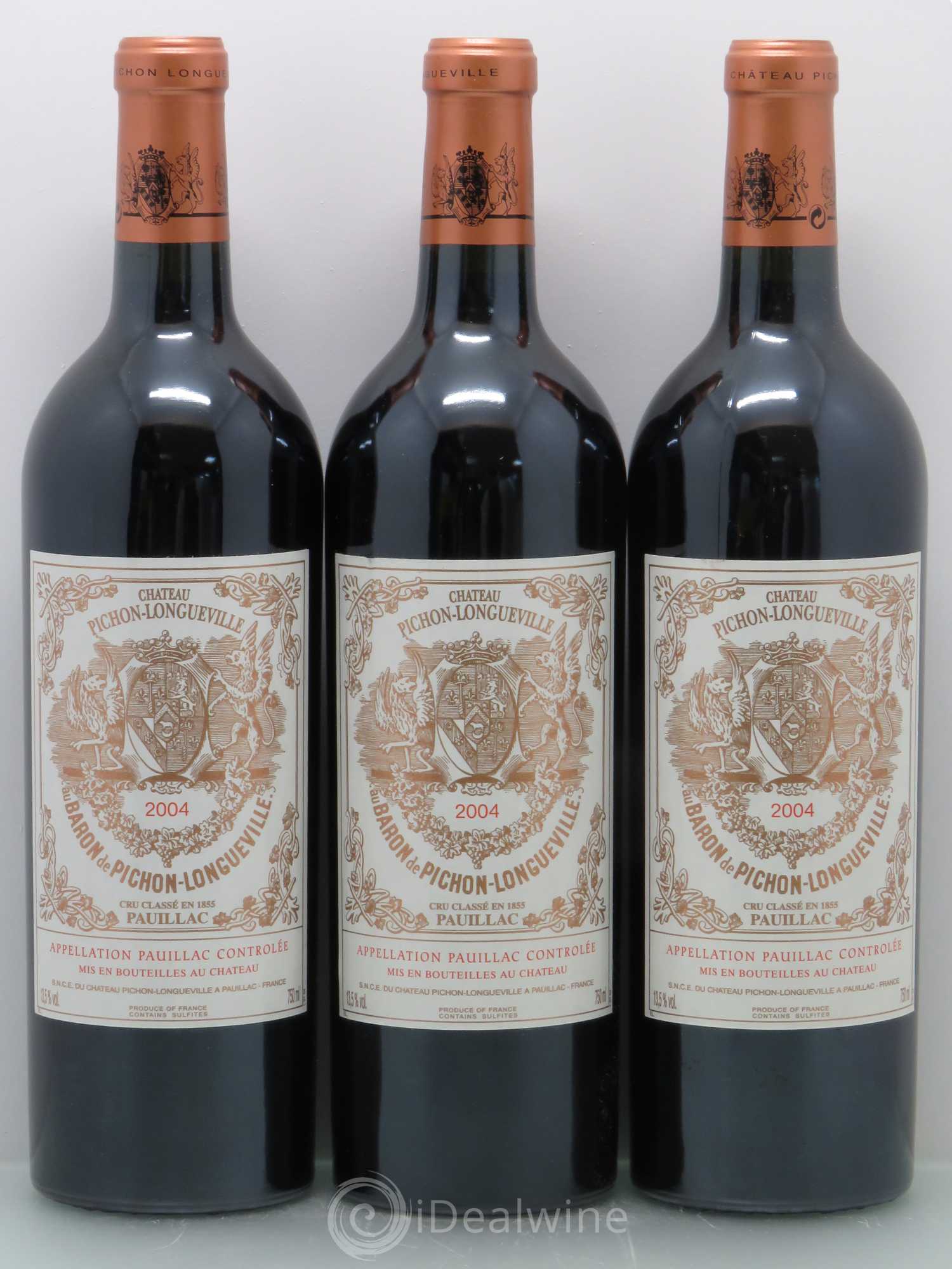 Pichon Longueville Baron 2ème Grand Cru Classé 2004 - Lot de 12 bouteilles - 4
