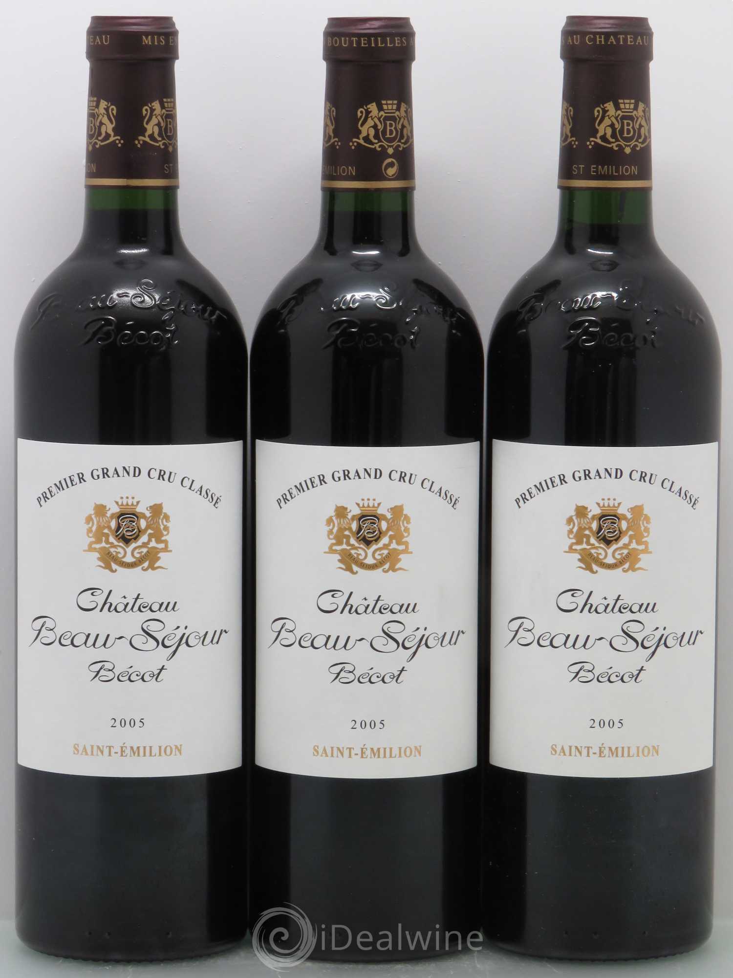 Château Beau-Séjour Bécot 1er Grand Cru Classé B 2005 - Lot de 12 bouteilles - 3