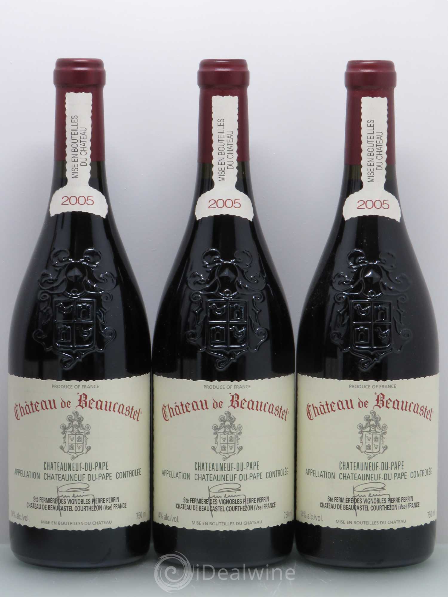Châteauneuf-du-Pape Château de Beaucastel Famille Perrin 2005 - Lot de 6 bouteilles - 2