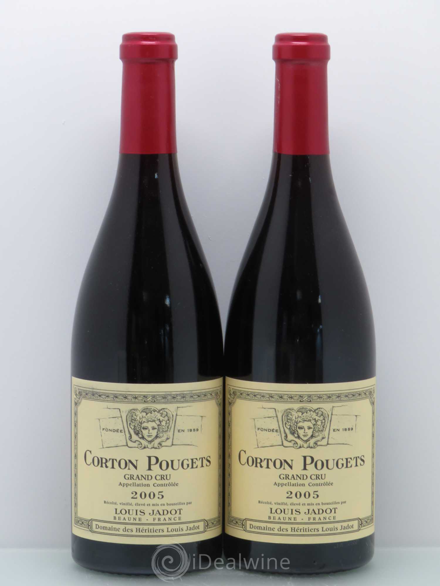 Corton Grand Cru Pougets Maison Louis Jadot 2005 - Lot de 2 bouteilles - 0