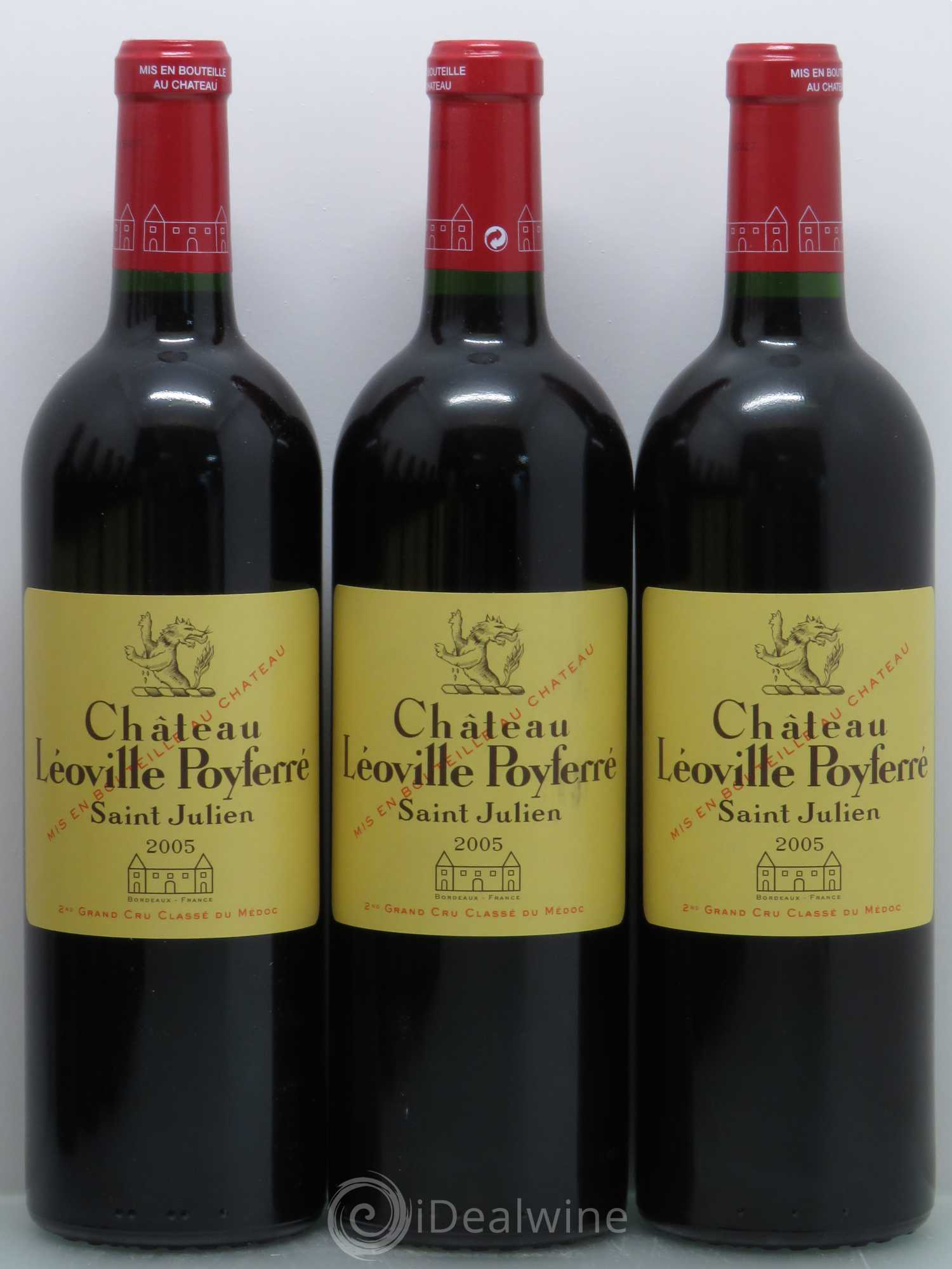 Château Léoville Poyferré 2ème Grand Cru Classé 2005 - Lot de 12 bouteilles - 2