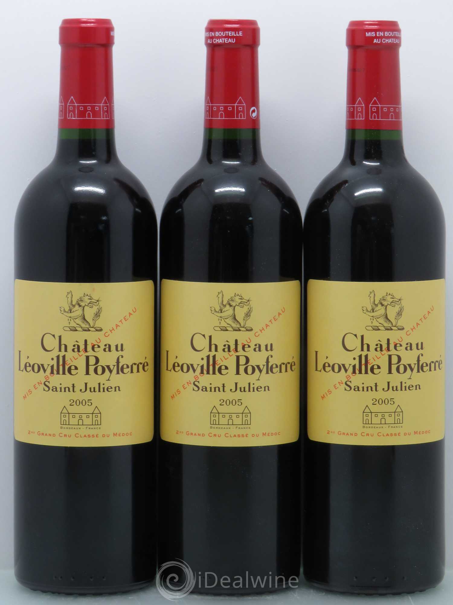 Château Léoville Poyferré 2ème Grand Cru Classé 2005 - Lot de 12 bouteilles - 4