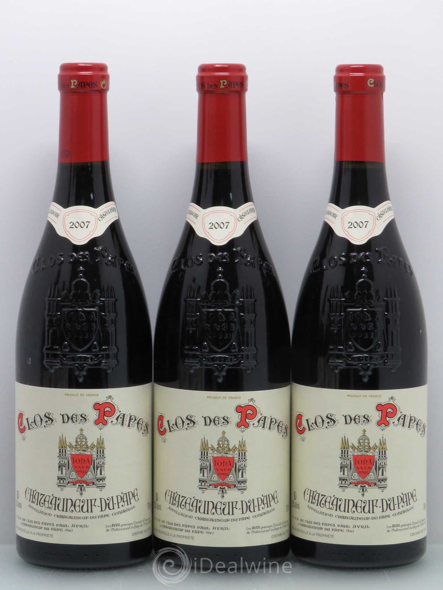 Châteauneuf-du-Pape Clos des Papes - Paul Avril 2007 - Lot de 6 bouteilles - 2