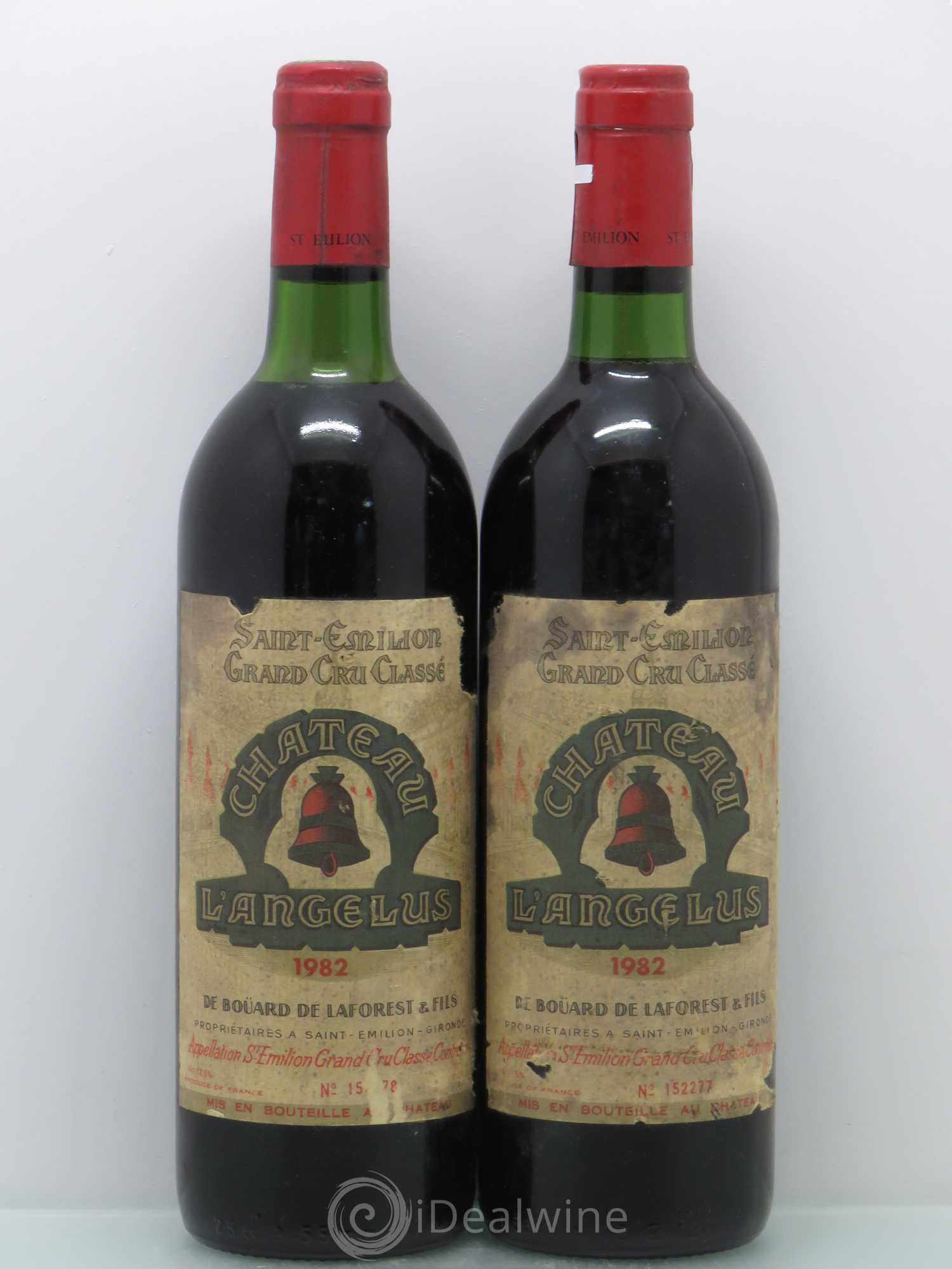 Château Angélus 1er Grand Cru Classé A 1982 - Lot de 2 bouteilles - 0