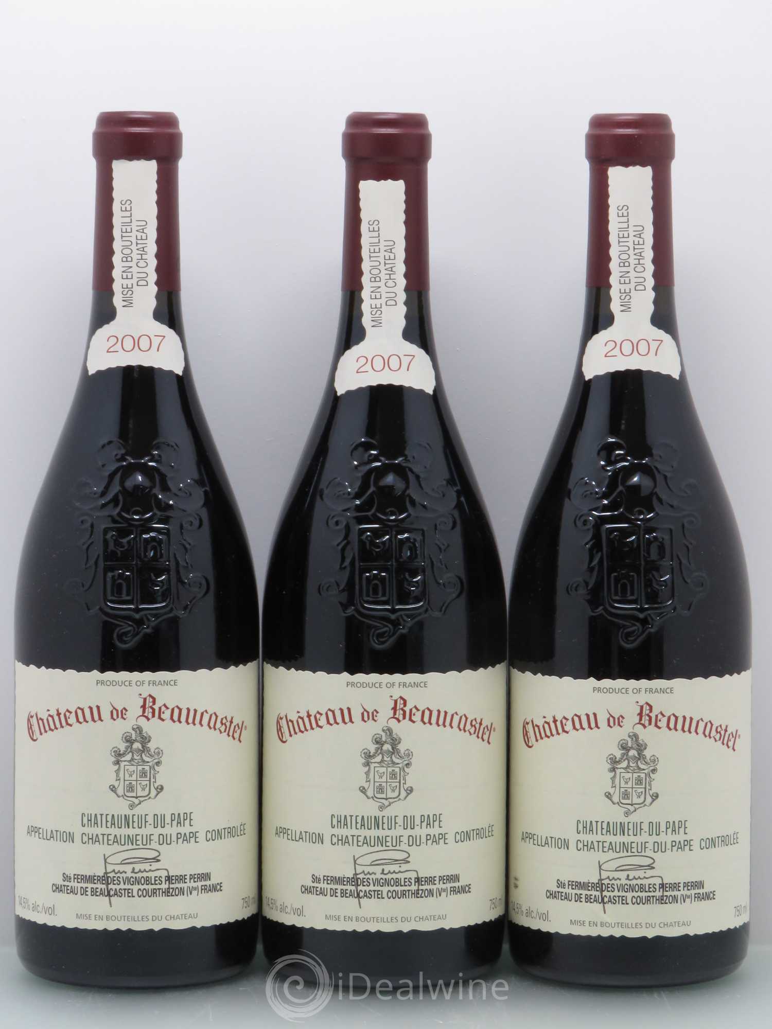 Châteauneuf-du-Pape Château de Beaucastel Famille Perrin 2007 - Lot de 6 bouteilles - 2