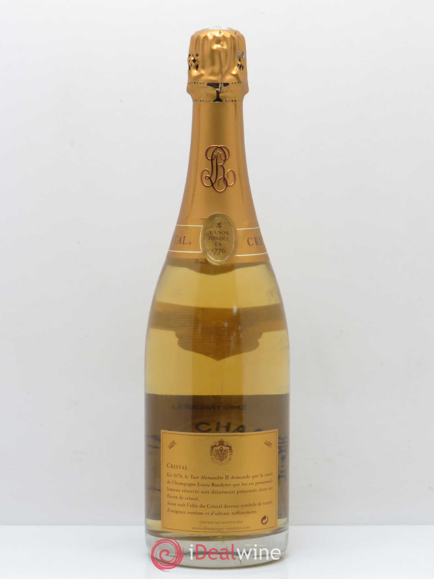 Cristal Louis Roederer 2000 - Lot de 1 bouteille - 1