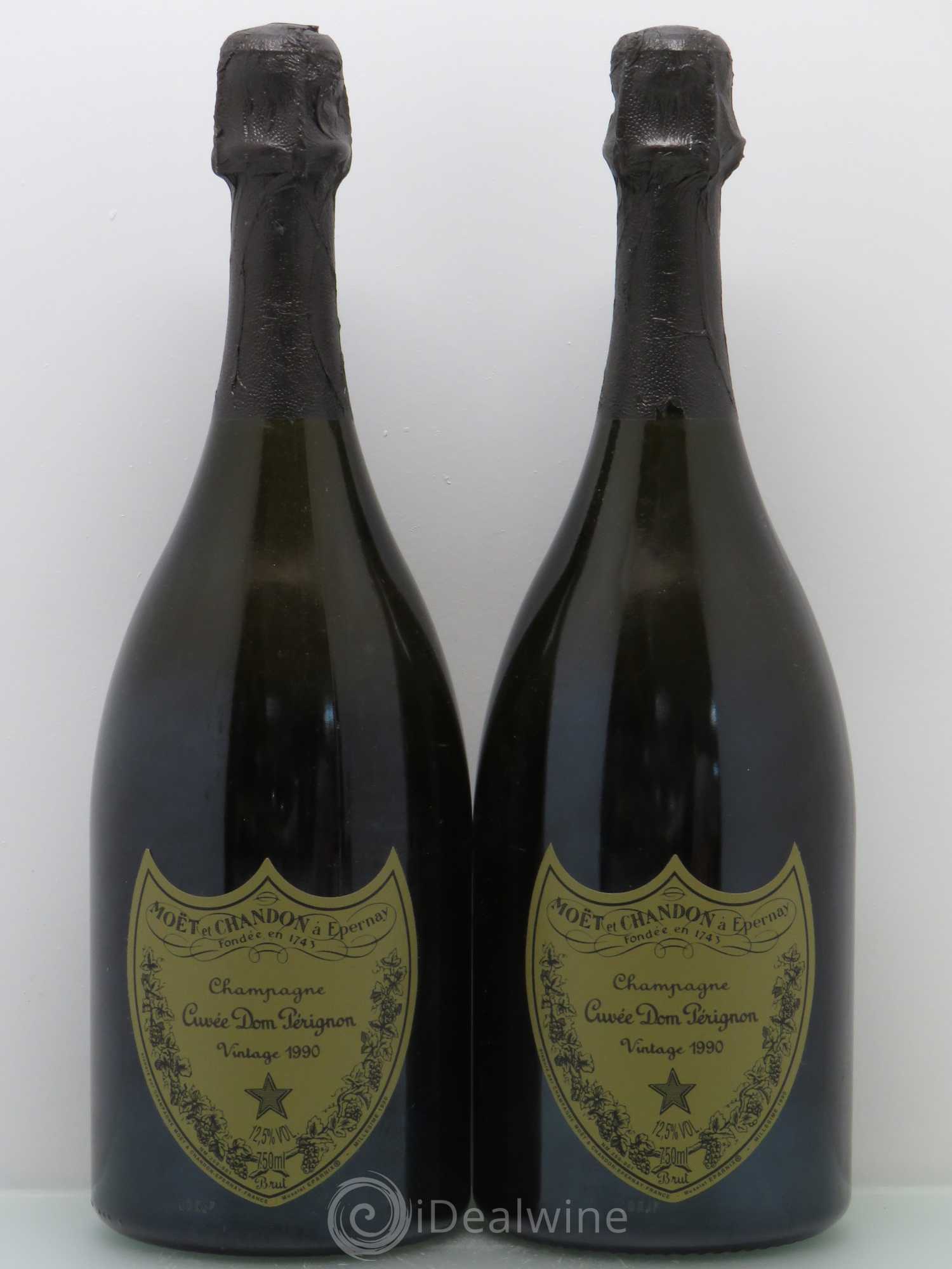 Brut Dom Pérignon 1990 - Lot de 2 bouteilles - 0