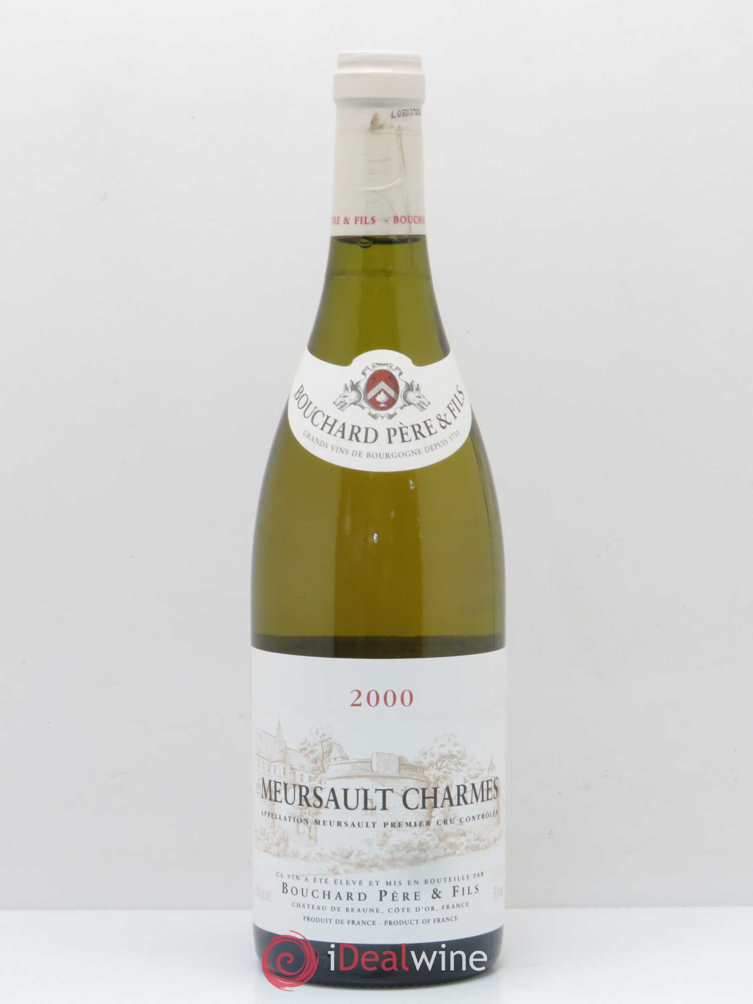 Meursault 1er Cru Charmes Bouchard Père & Fils 2000 - Lot de 1 bouteille - 0